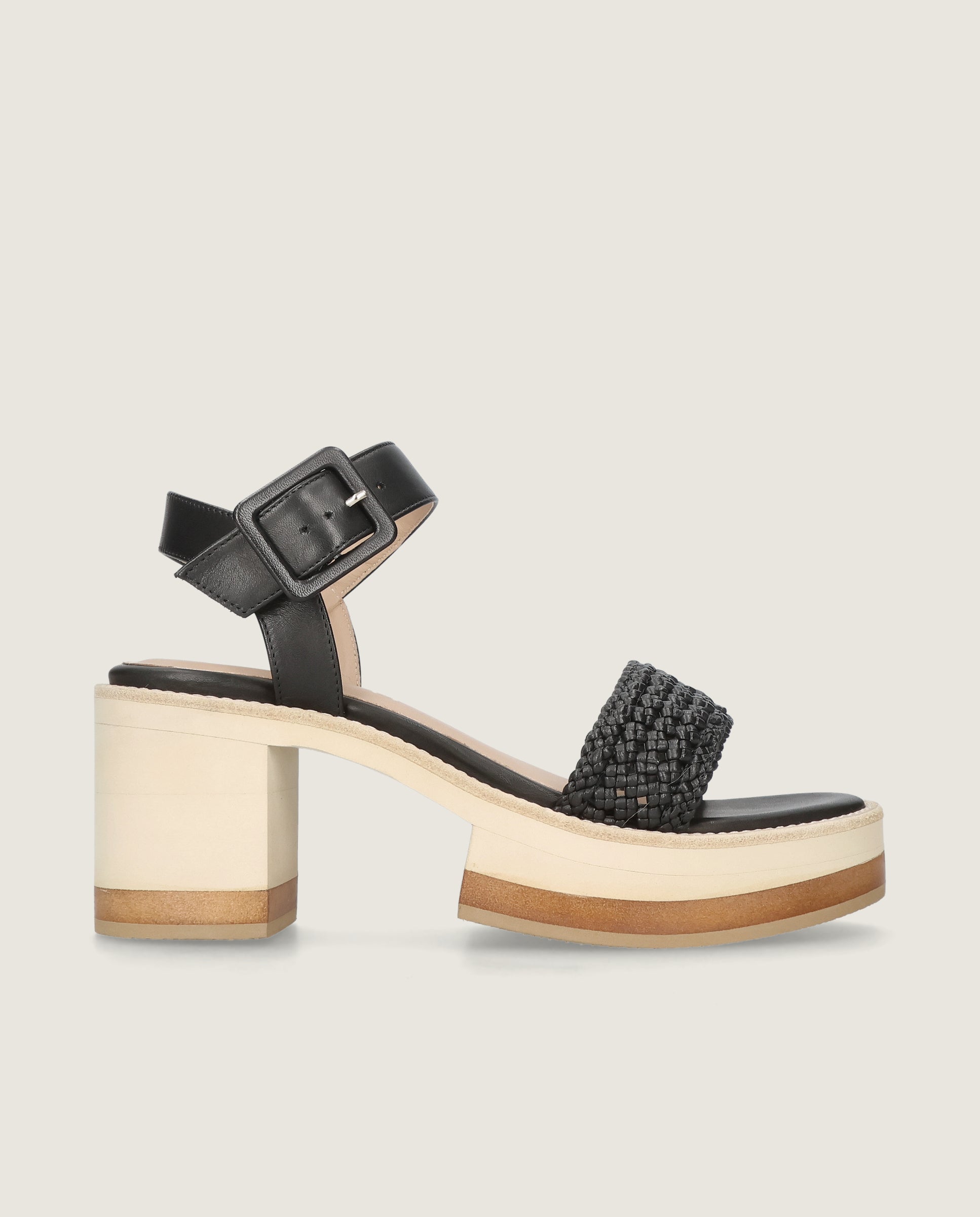 Sandalias Corfu Negros Piel