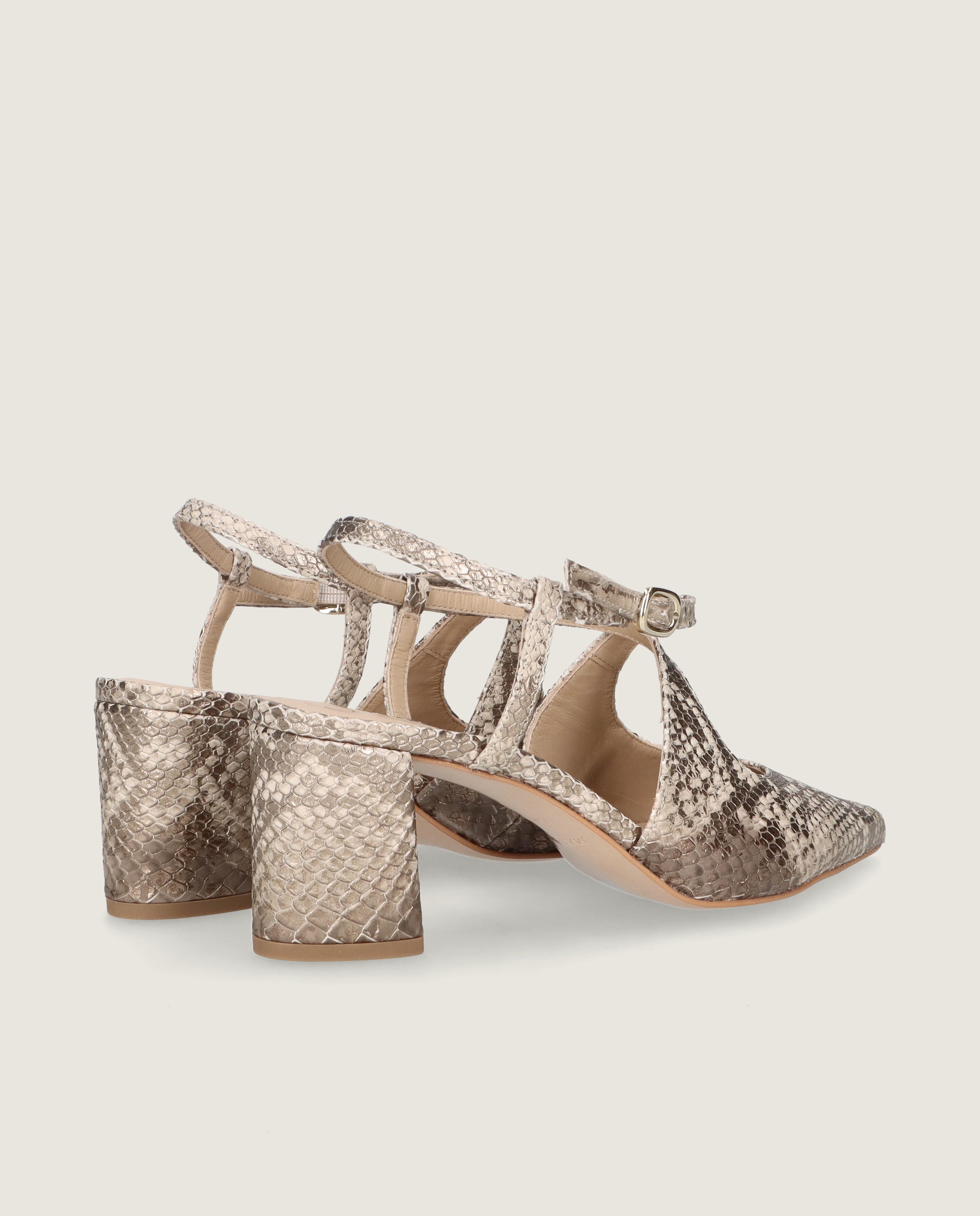 Salon Phoebe Dorados Pieles estampadas