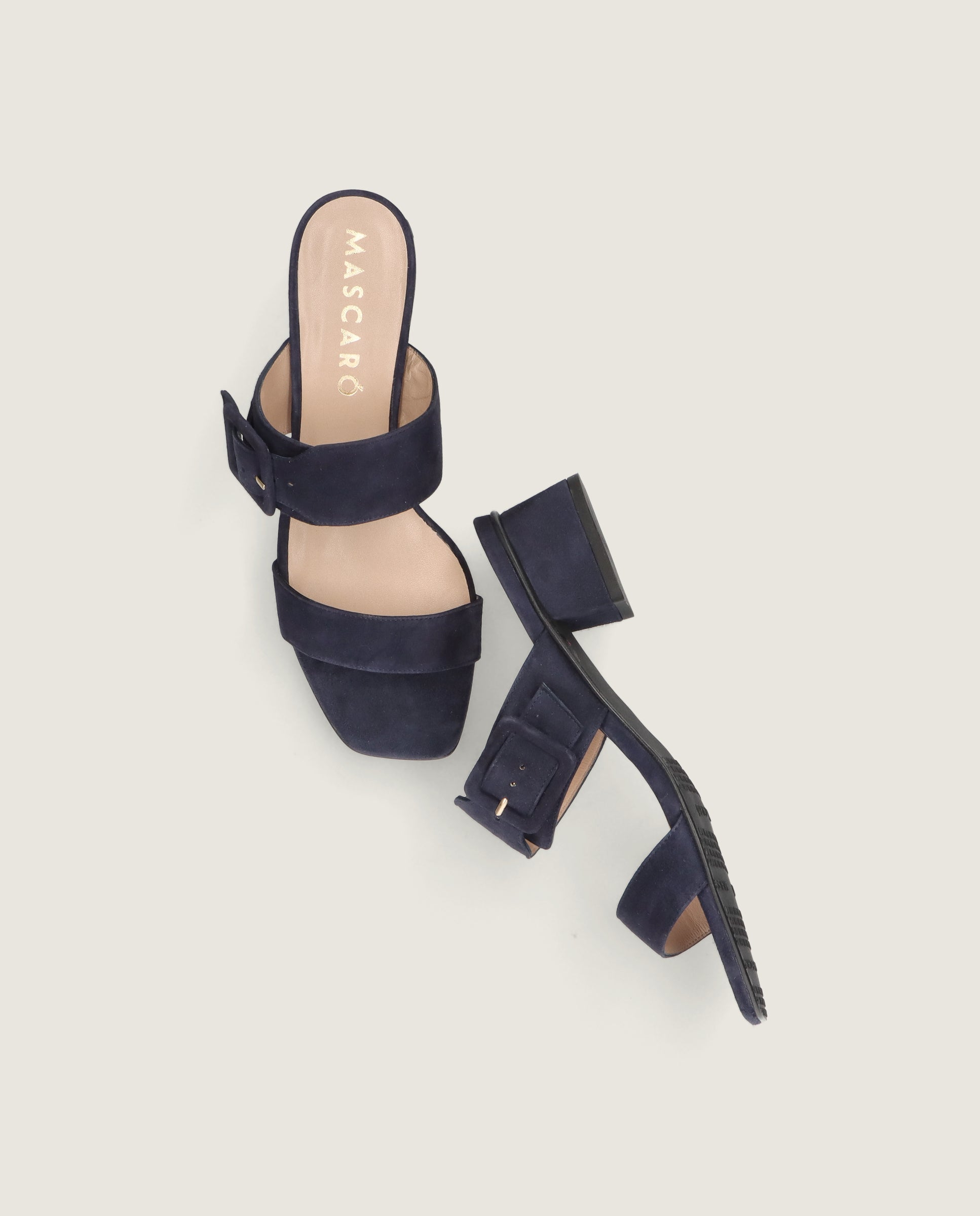 Sandalias Cannes Azules Ante