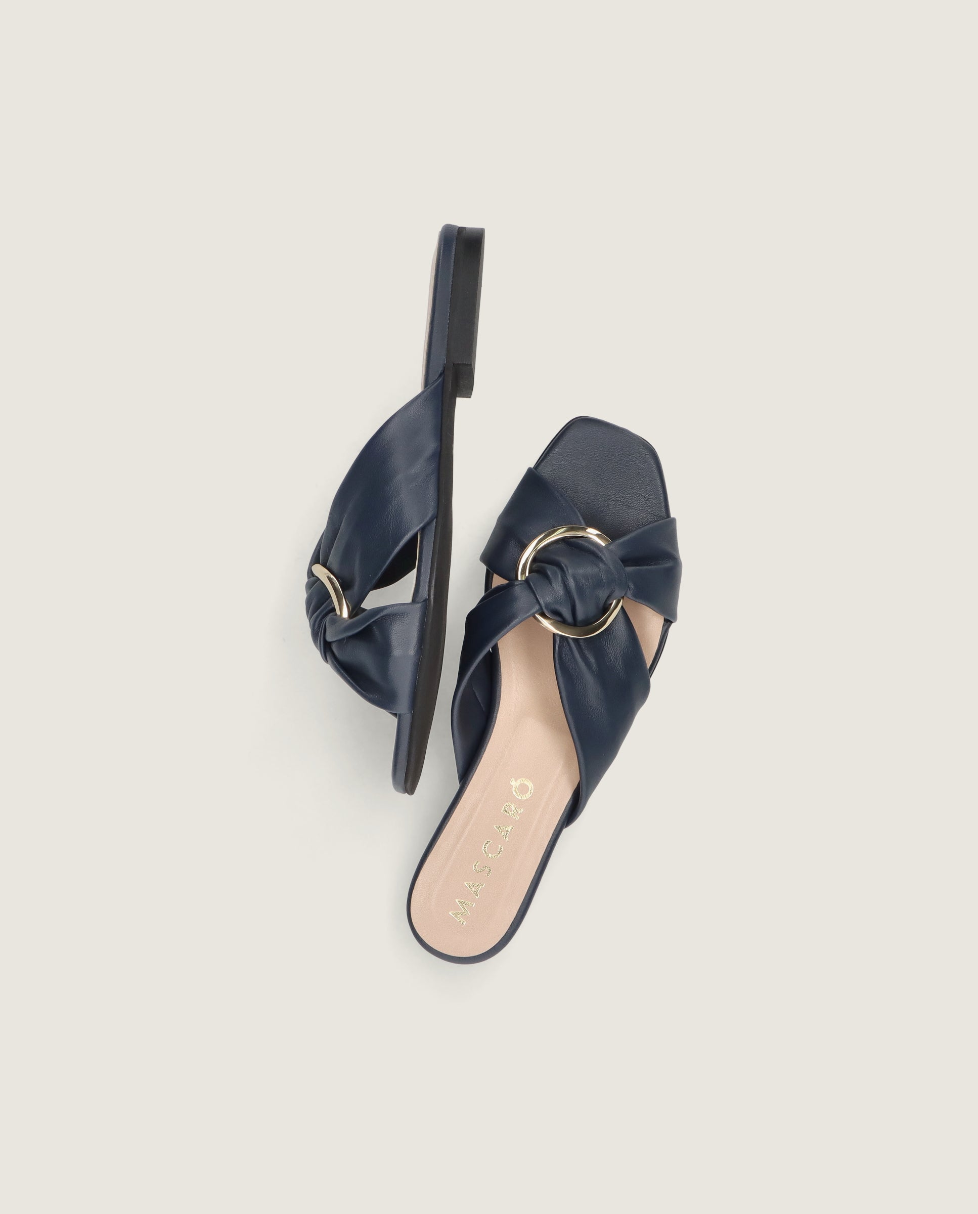 Sandalias Isla Azules Piel