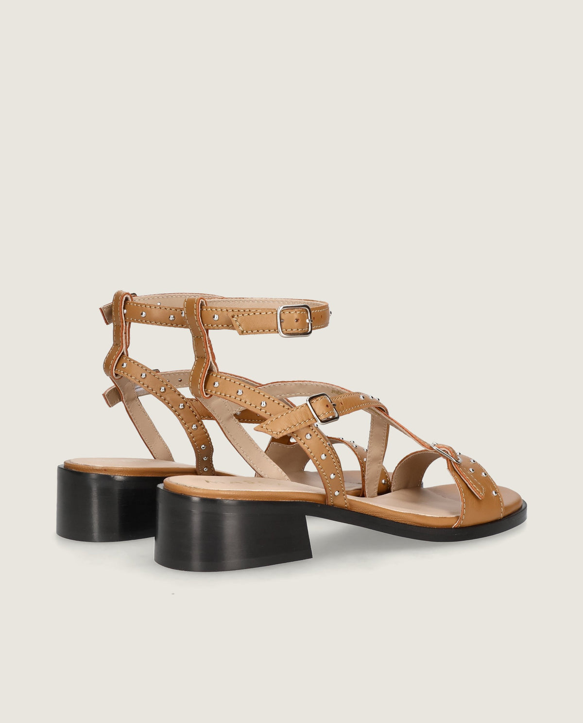 Sandalias Lulu Marrones Piel