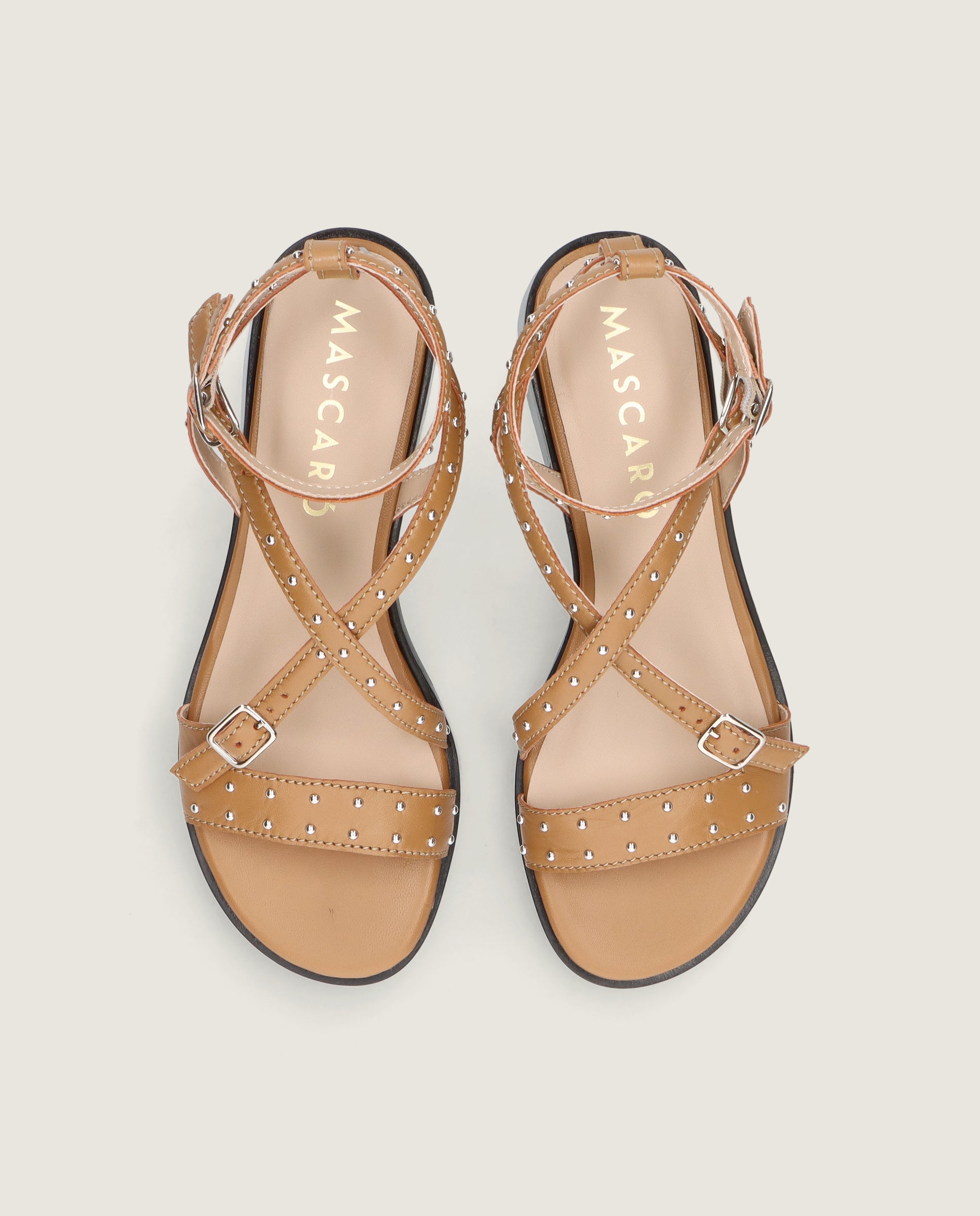 Sandalias Lulu Marrones Piel