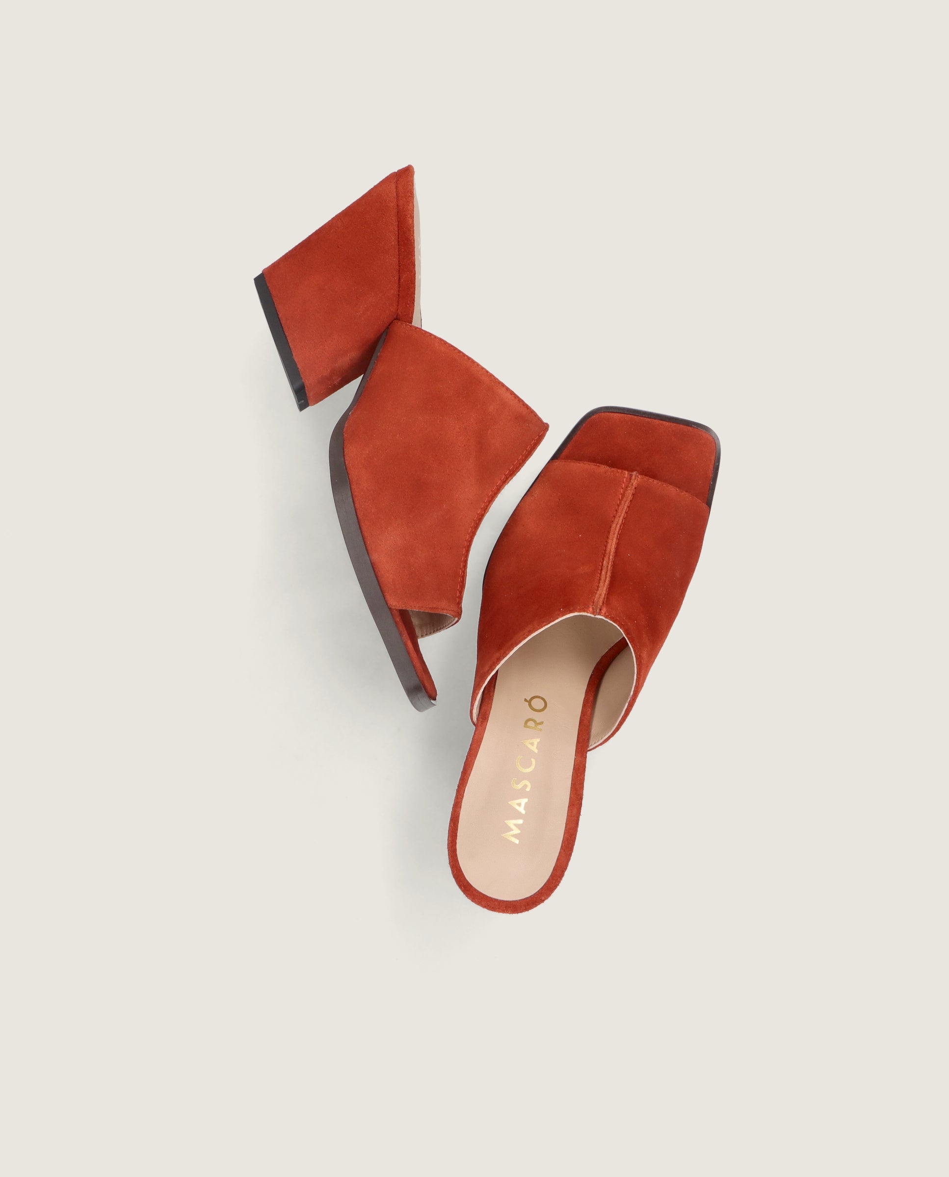 Sandalias Emi Naranjas Ante