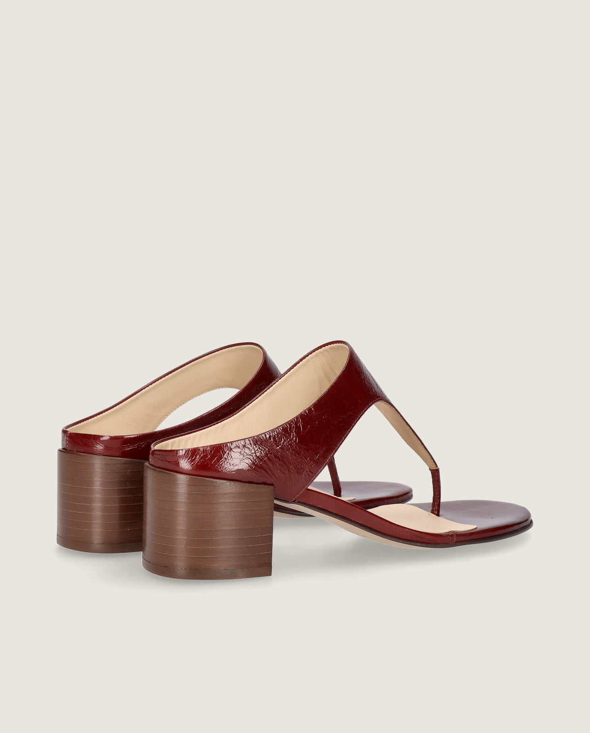 Sandales Rosanna Rouges Cuir