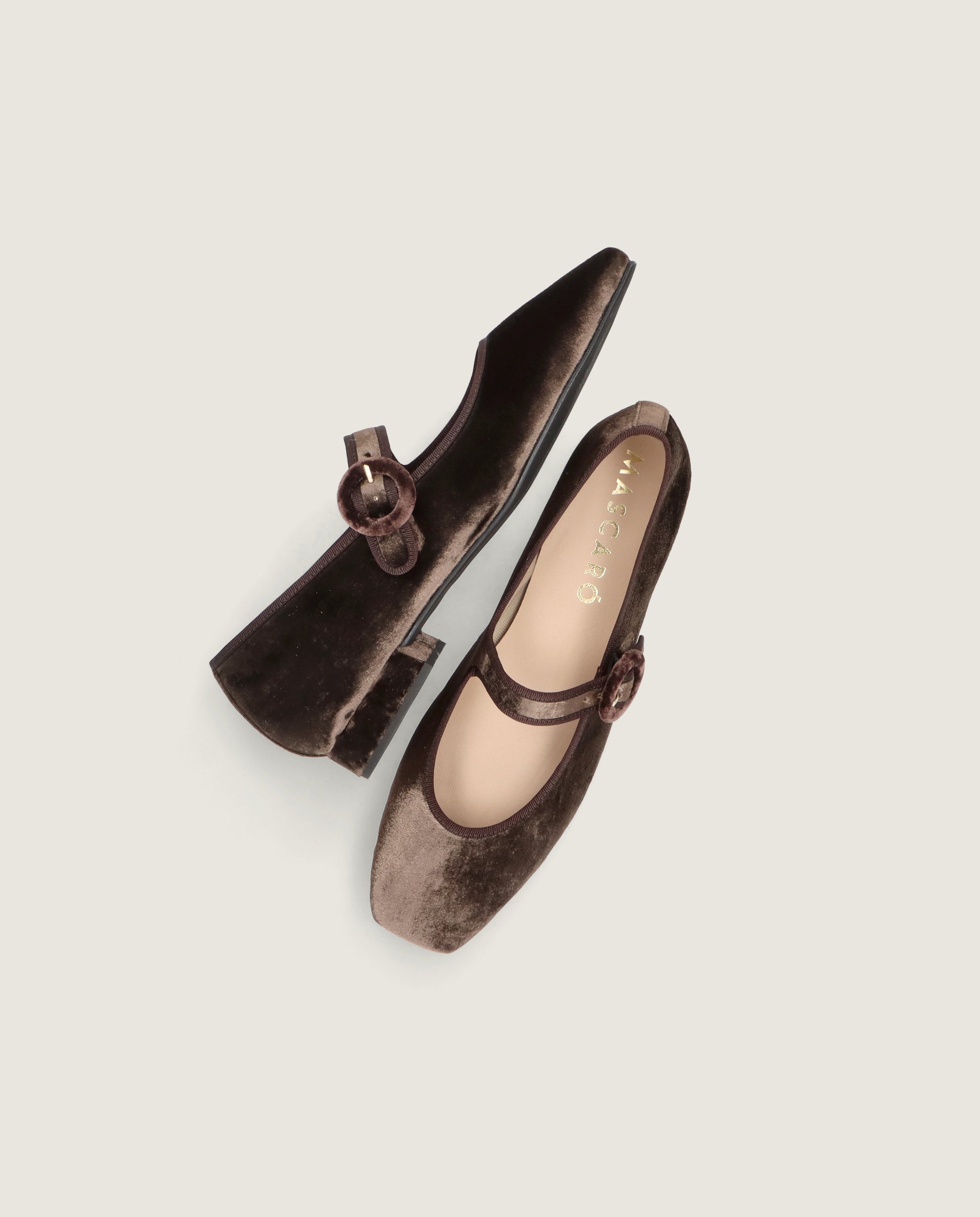 Bailarinas Mayra Marrones Tejidos