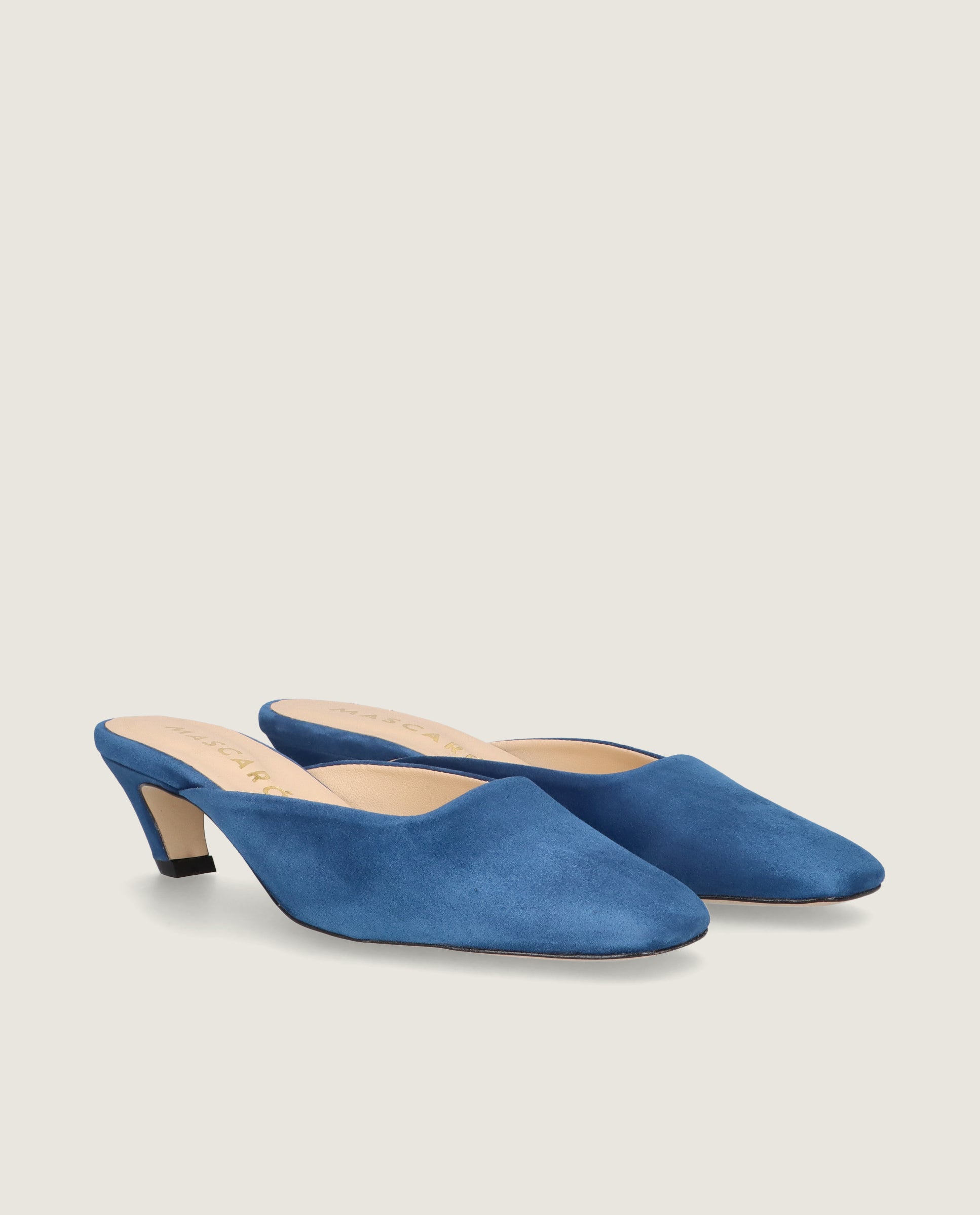 Imagen de Mules Astin Azules Ante por Mascaro