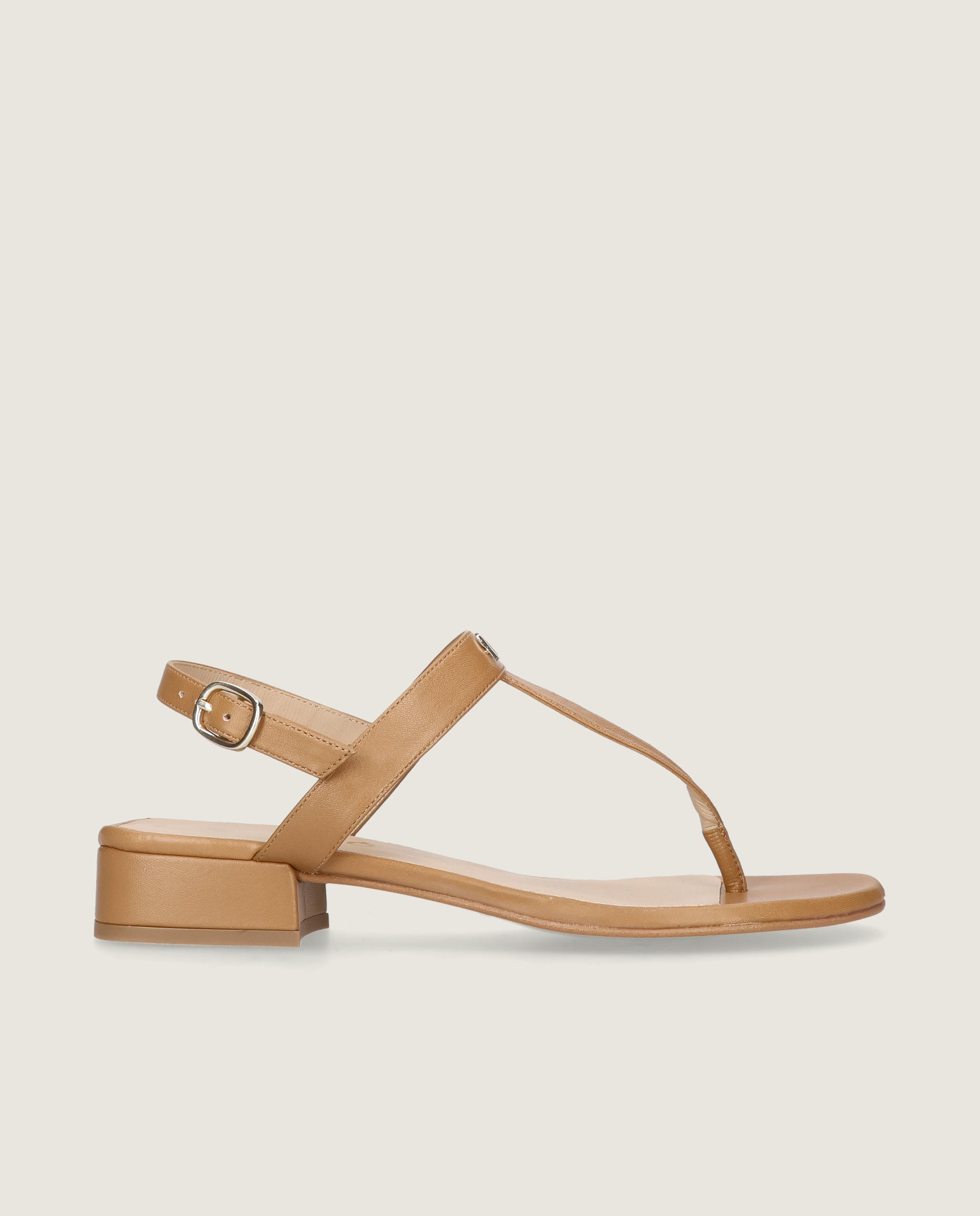 Sandalias Amelie Marrones Piel