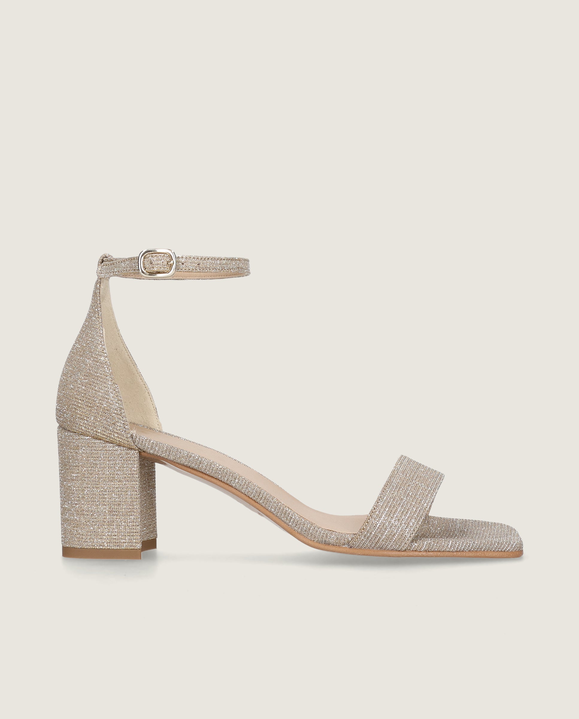Annie Sandal in glitzy textile