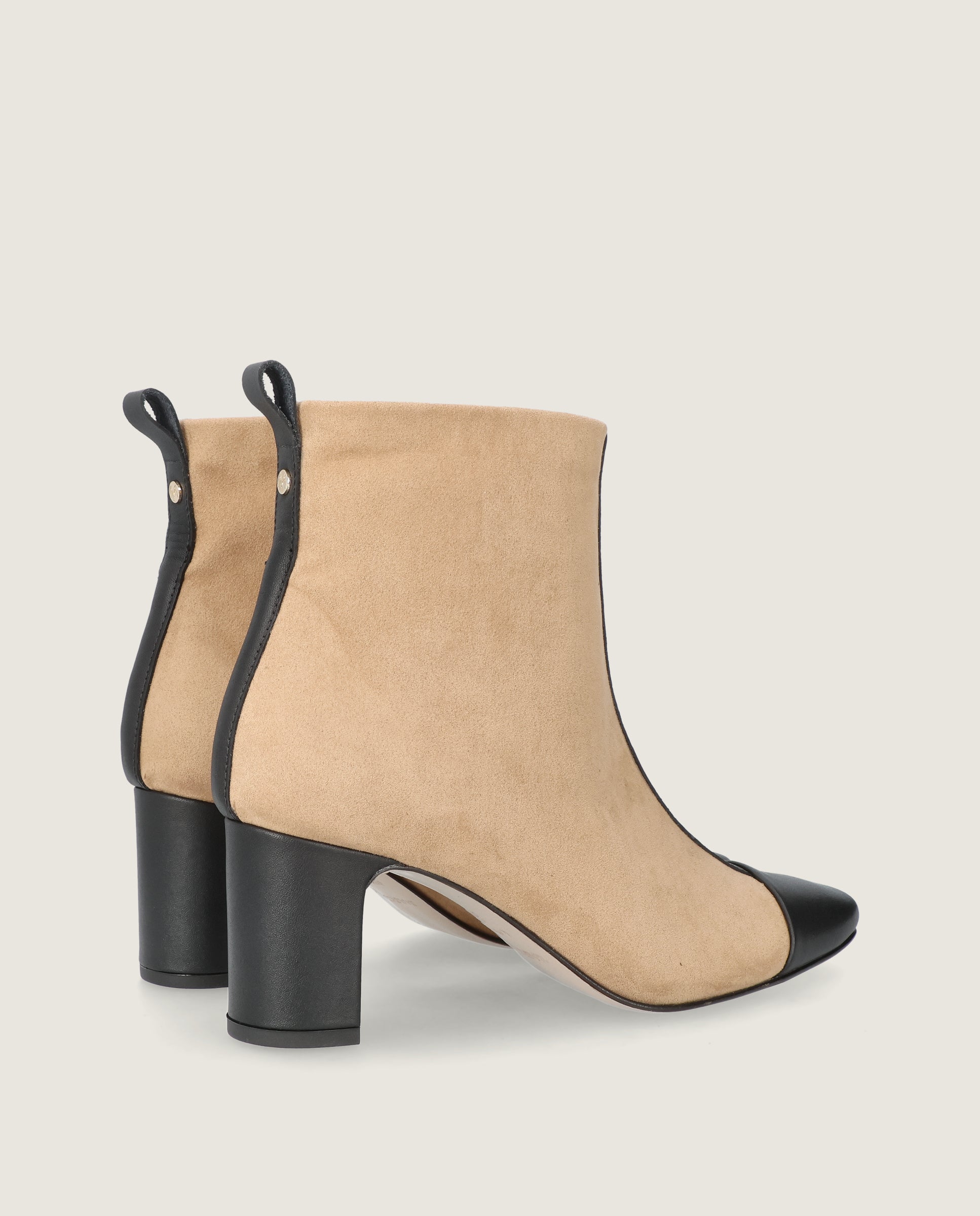 Botines Jolie Beiges Tejidos