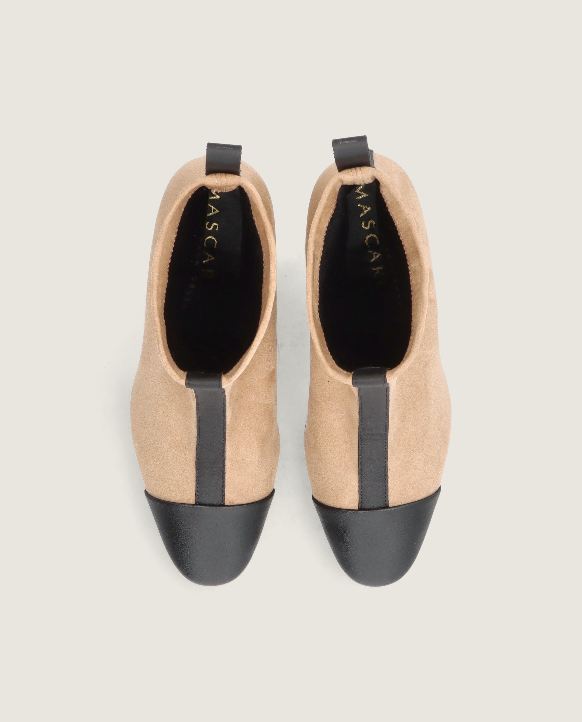 Botines Jolie Beiges Tejidos