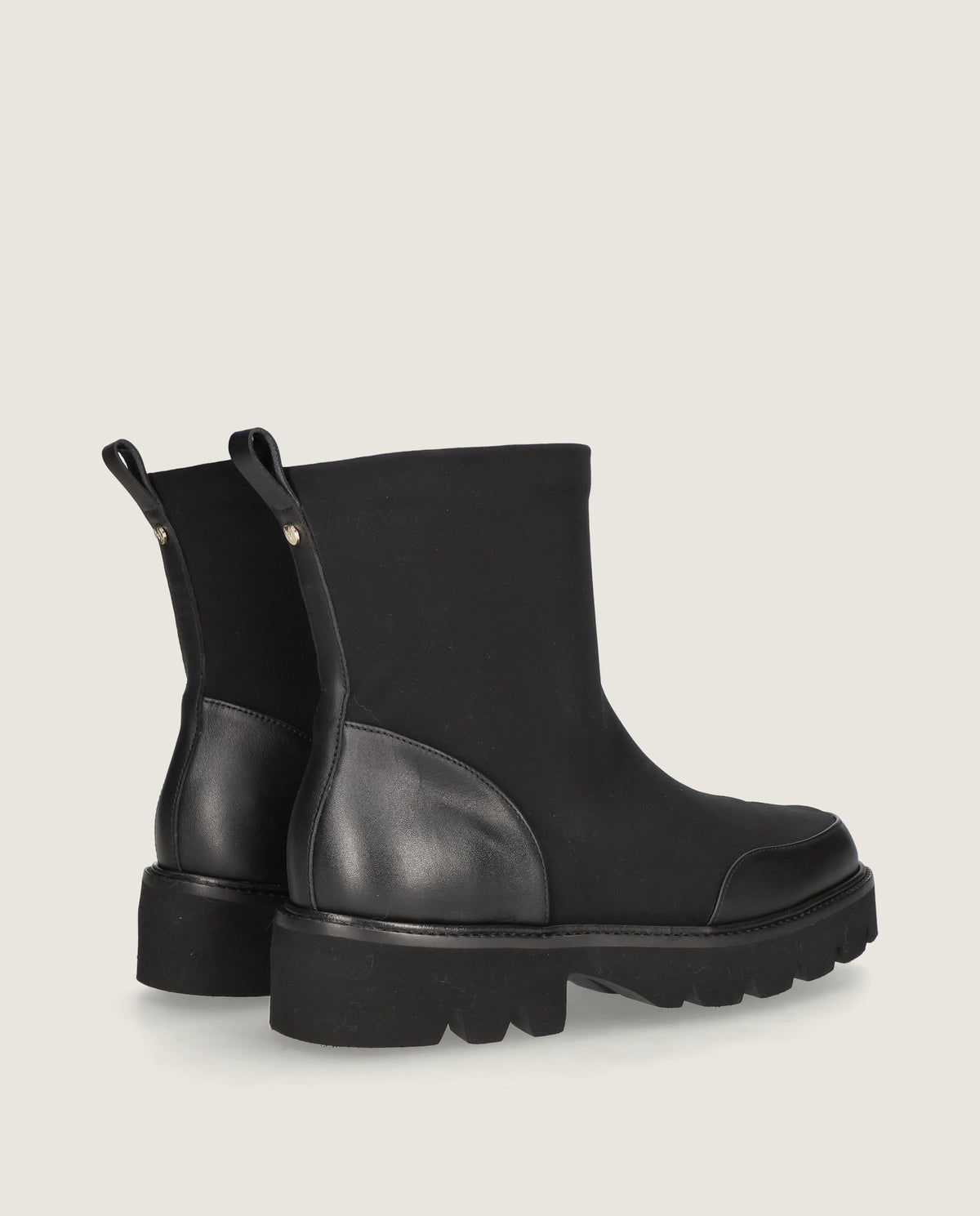 Botines Iris Negros Tejidos