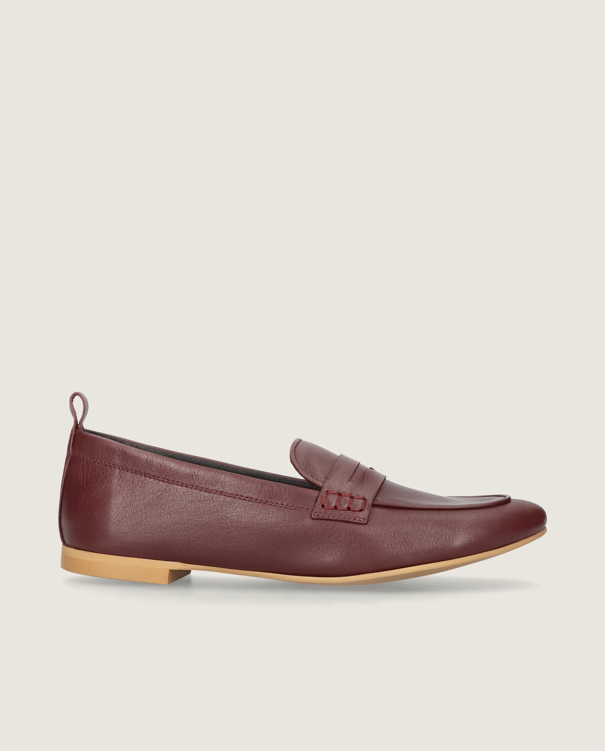 Loafers Aisha Rojos Piel
