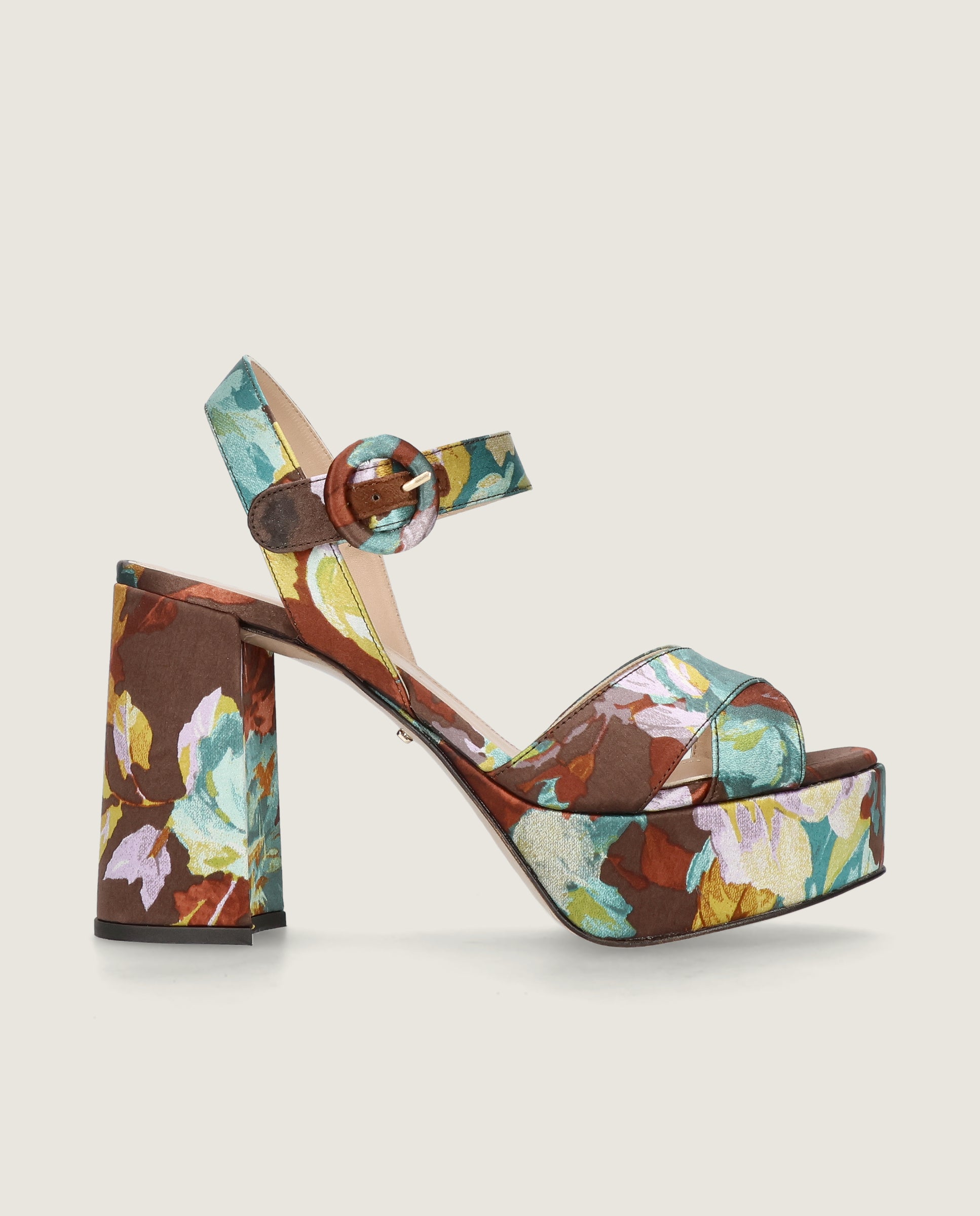 Sandalias Maris Marrones Tejidos