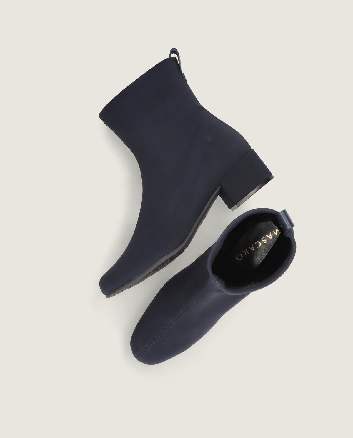 Bottines Milan bleues tissées