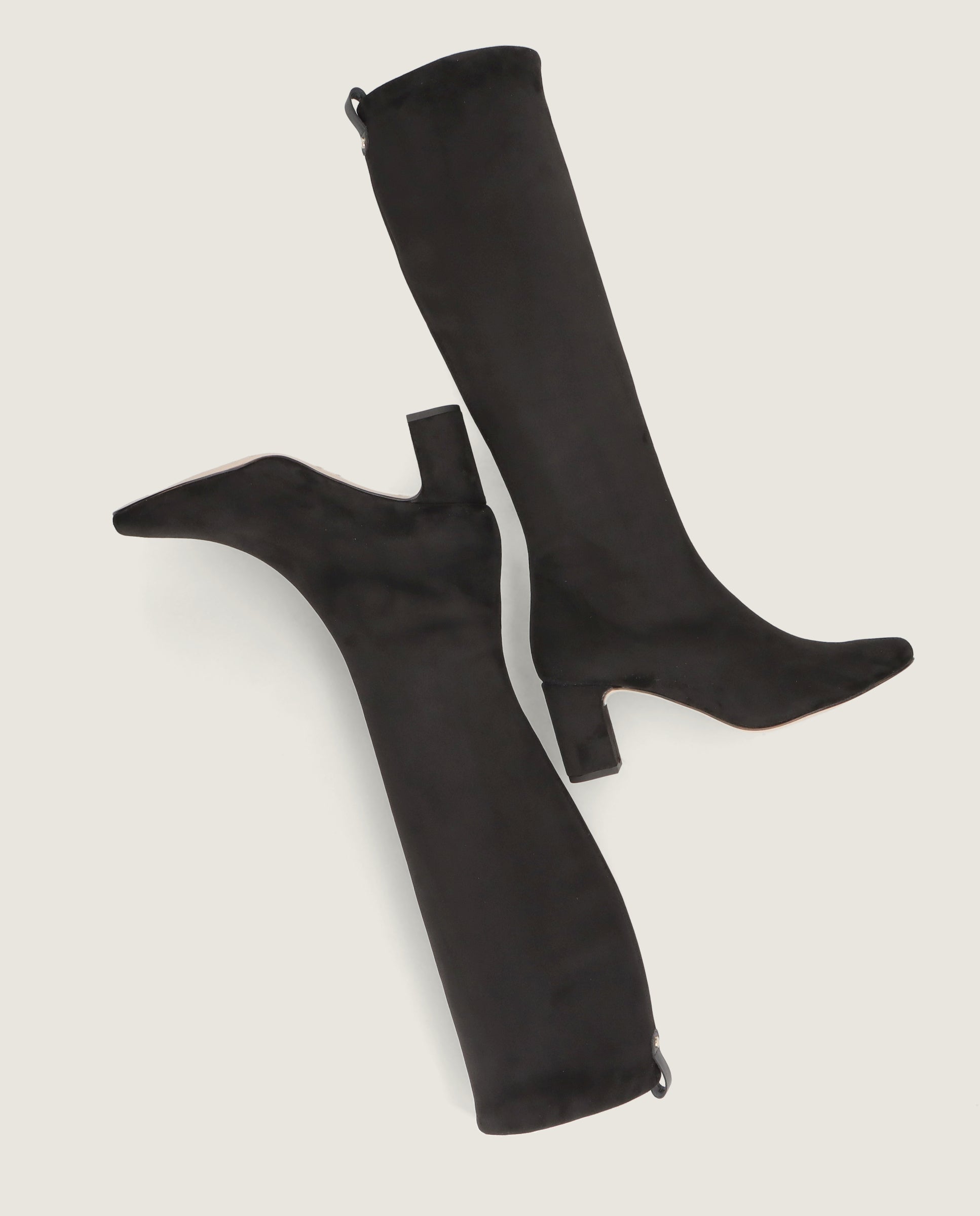 Botas Jolie Negros Tejidos