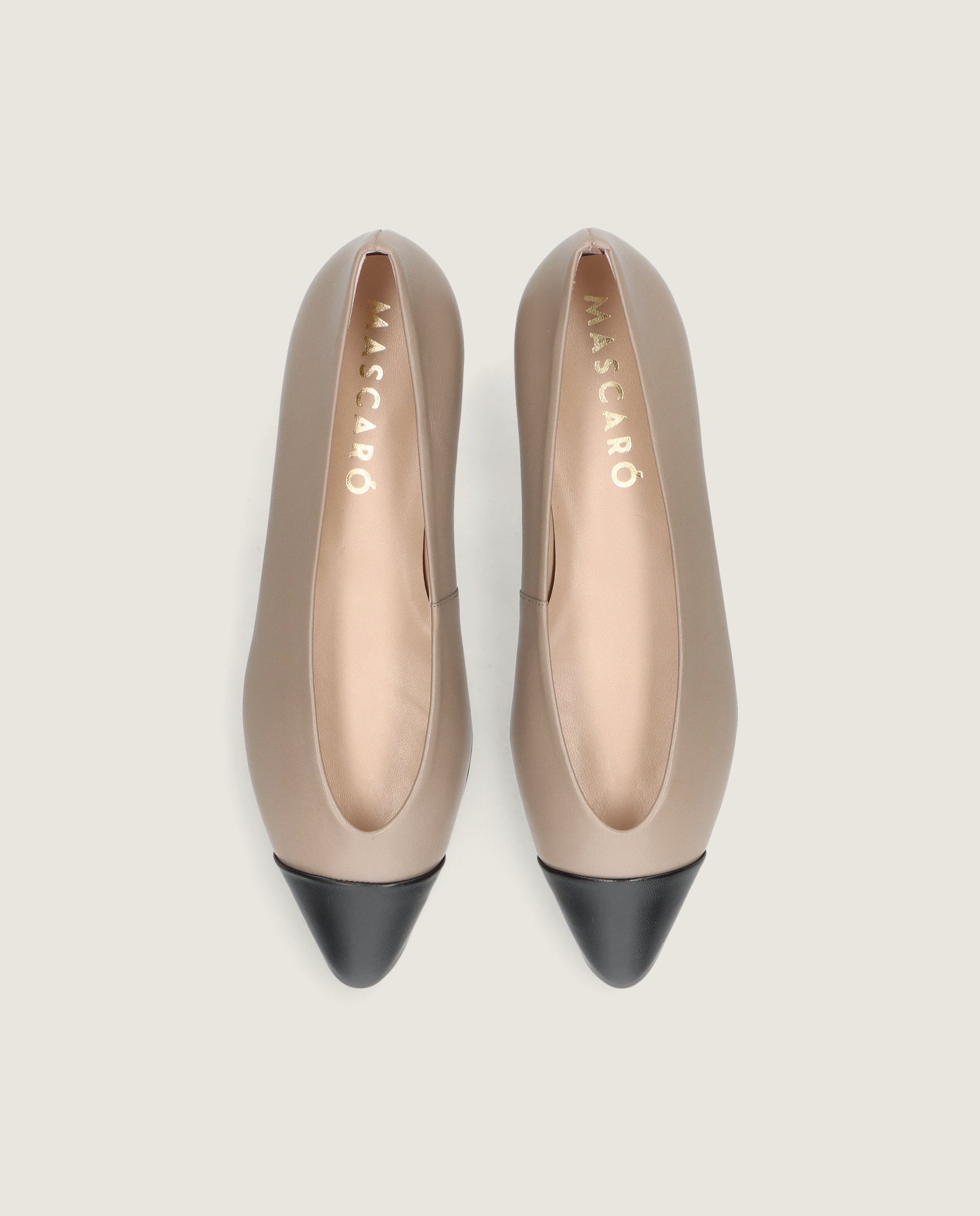 Vue alternative de Bailarinas Elise Beiges Piel par Mascaro