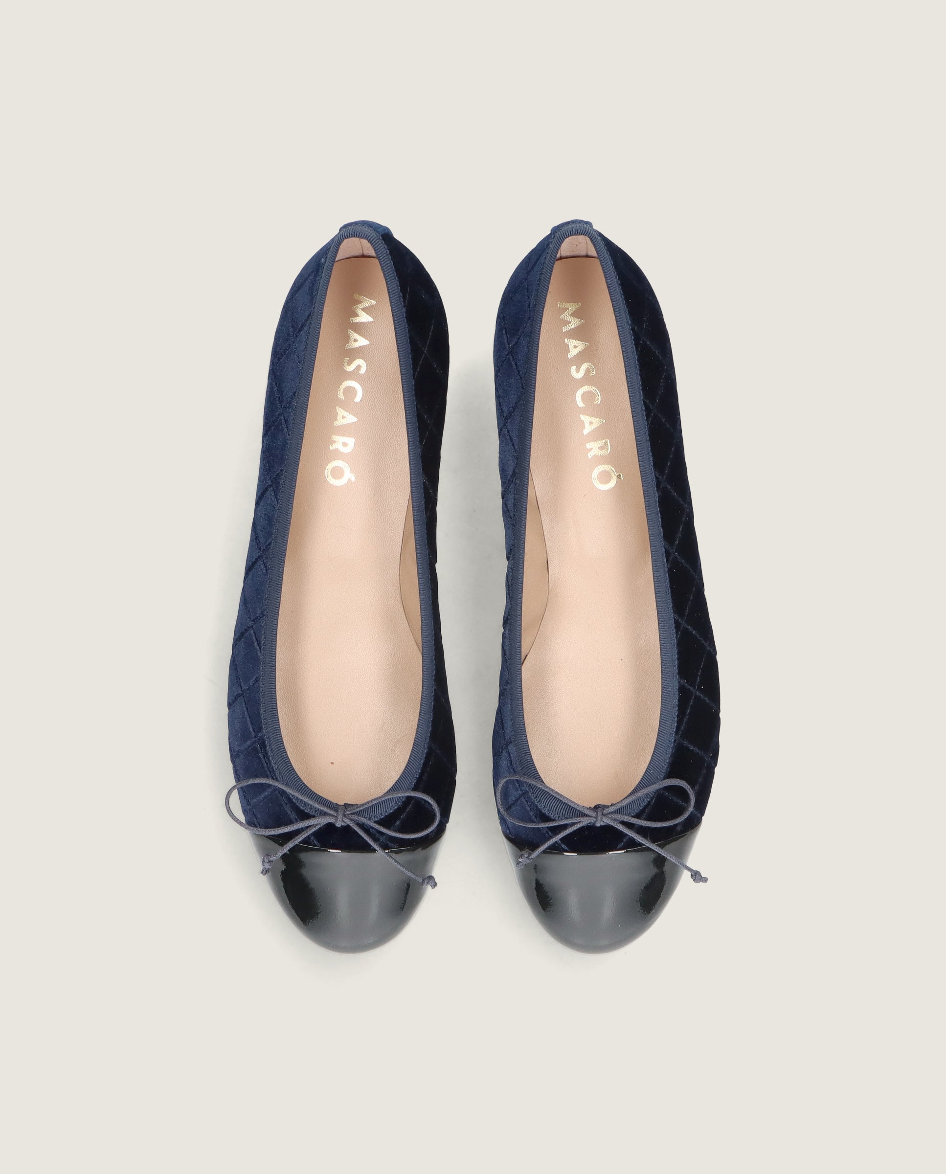 Vue alternative de Bailarinas Audrey Azules Tejidos par Mascaro