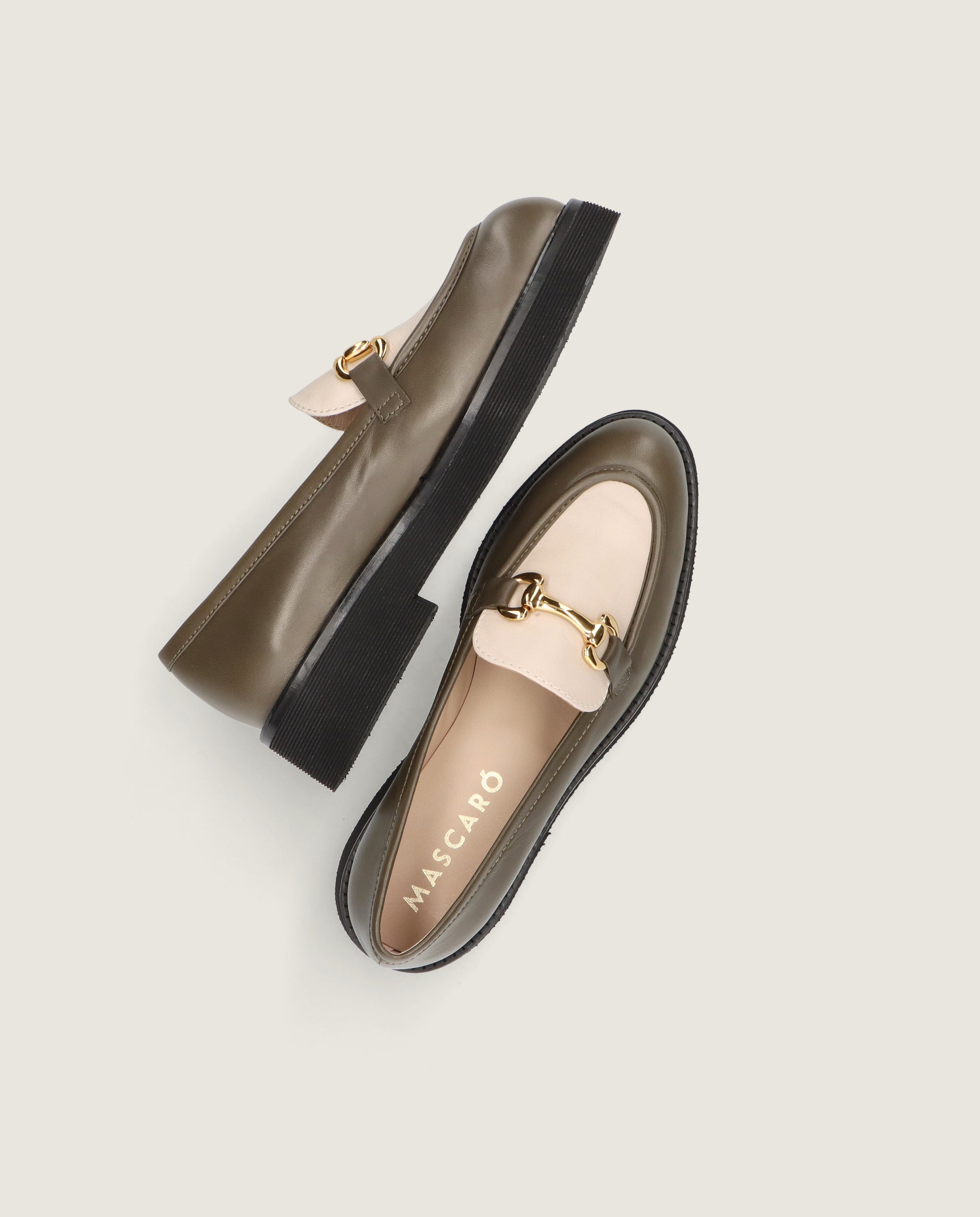 Loafers Terry Verdes Piel