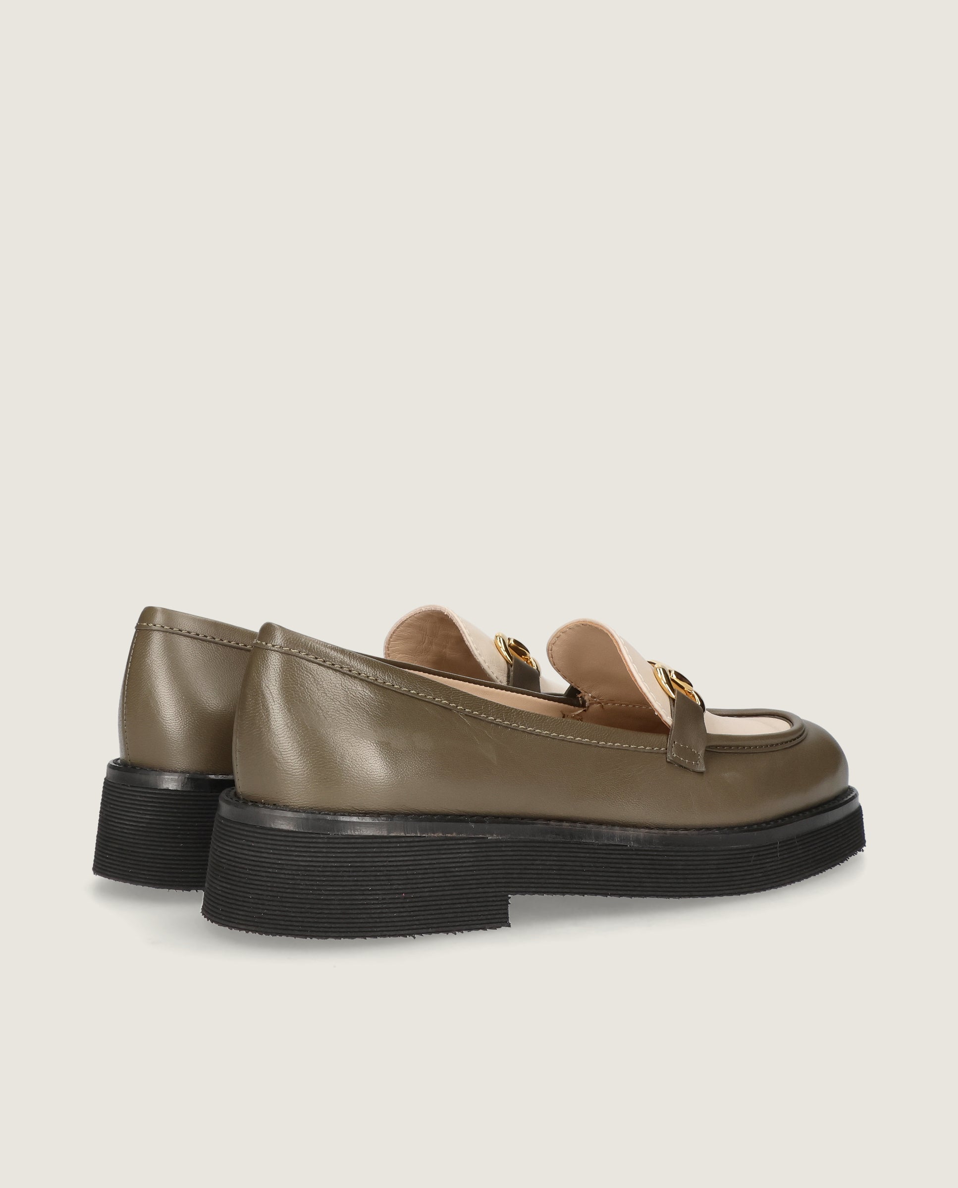 Loafers Terry Verdes Piel