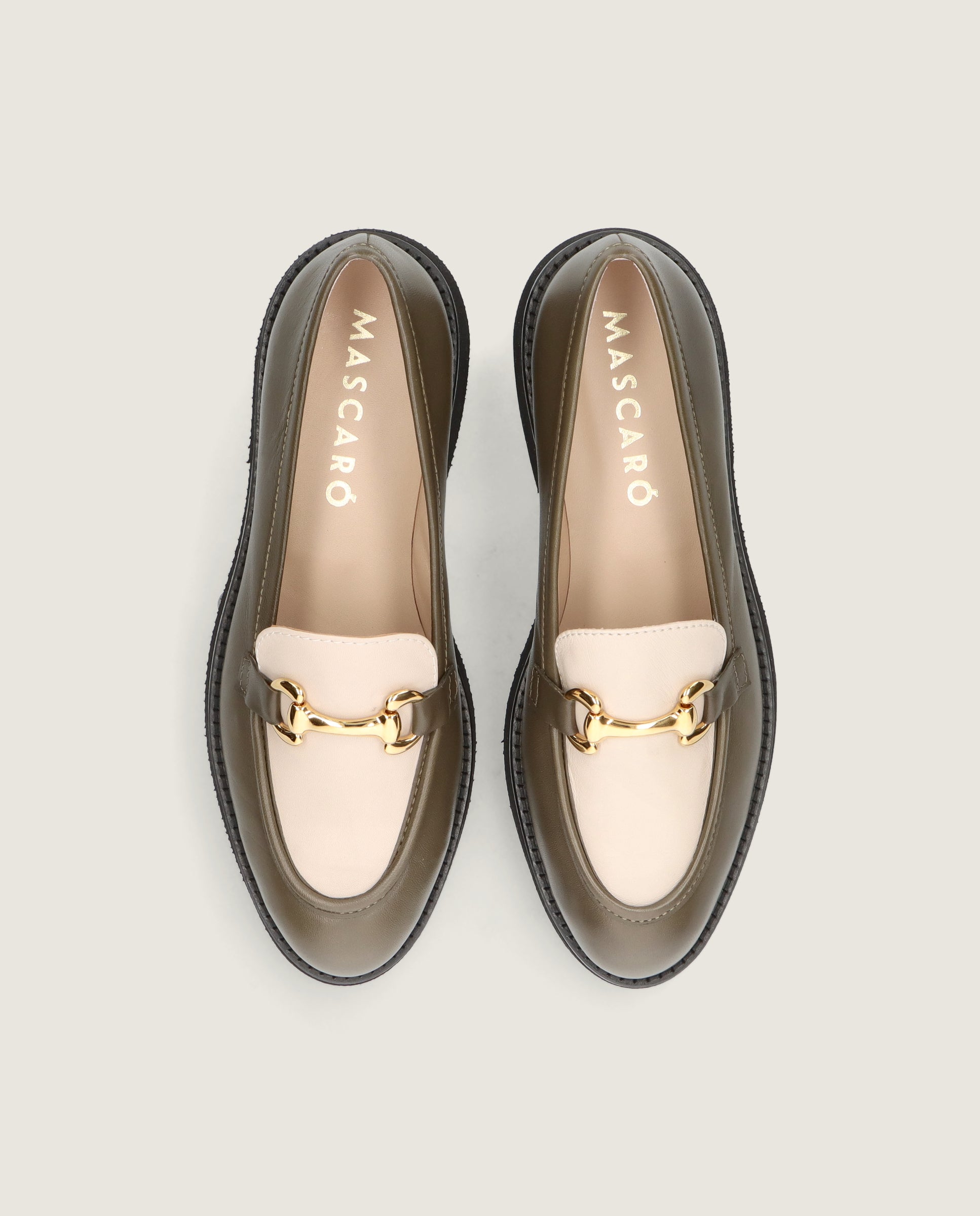 Loafers Terry Verdes Piel