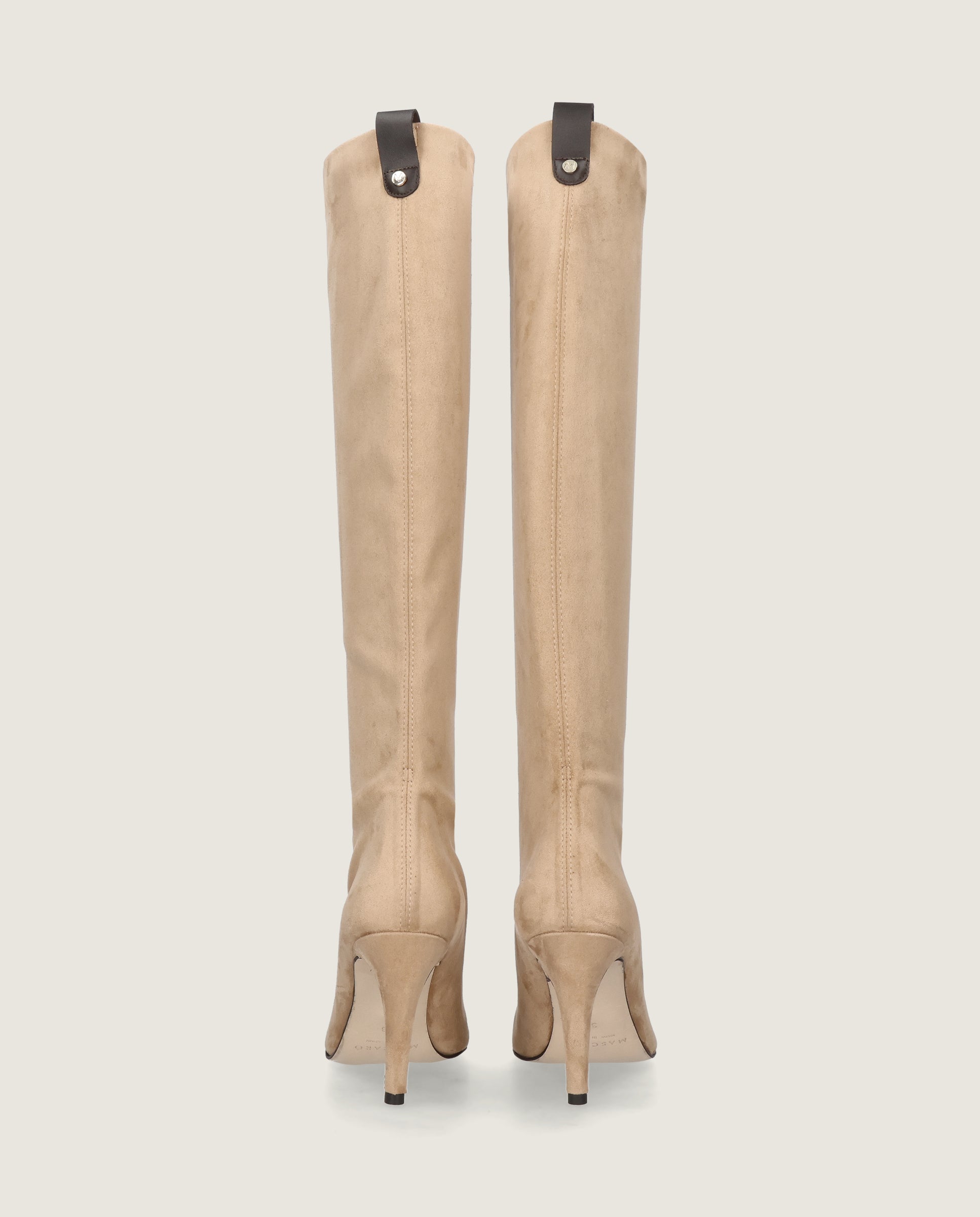 Botas Alya Marrones Tejidos