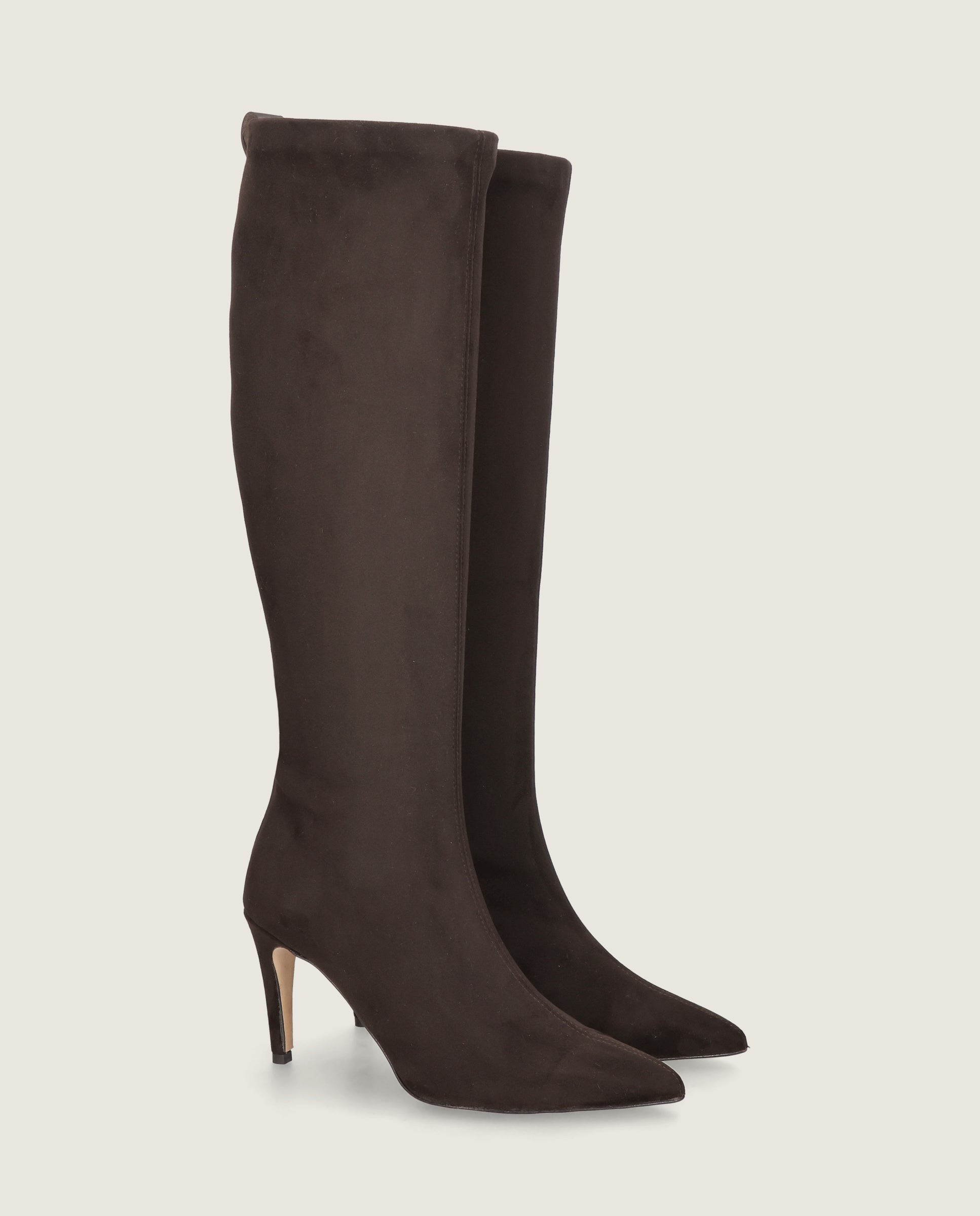 Botas Alya Marrones Tejidos