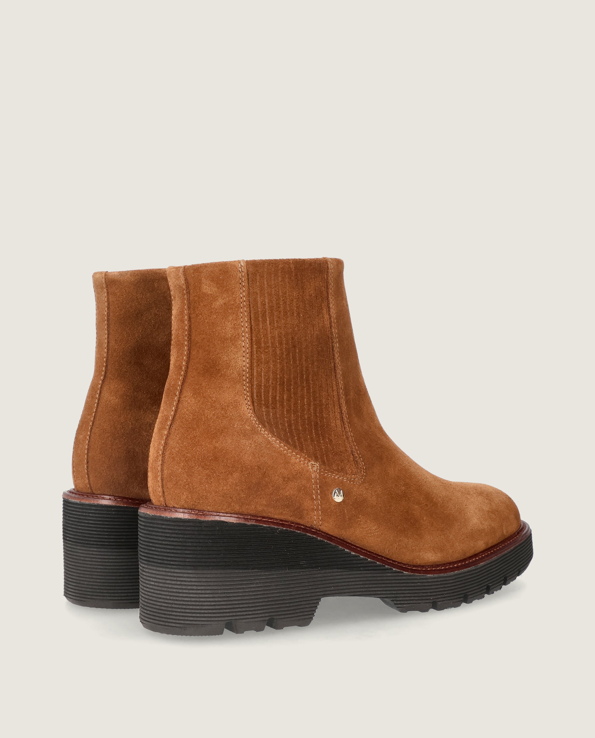 Botines Claudel Marrones Ante