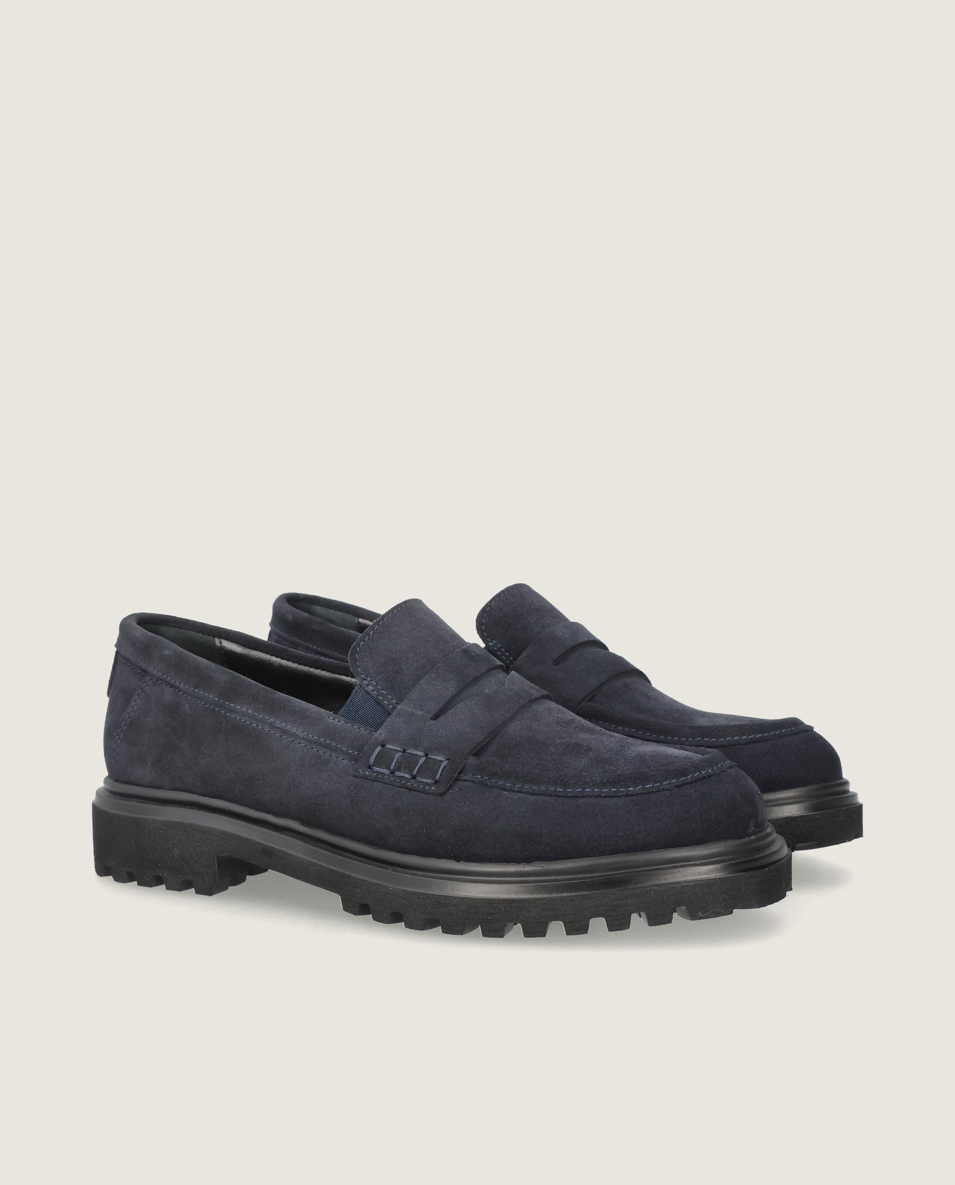 Loafers Dora Azules Ante