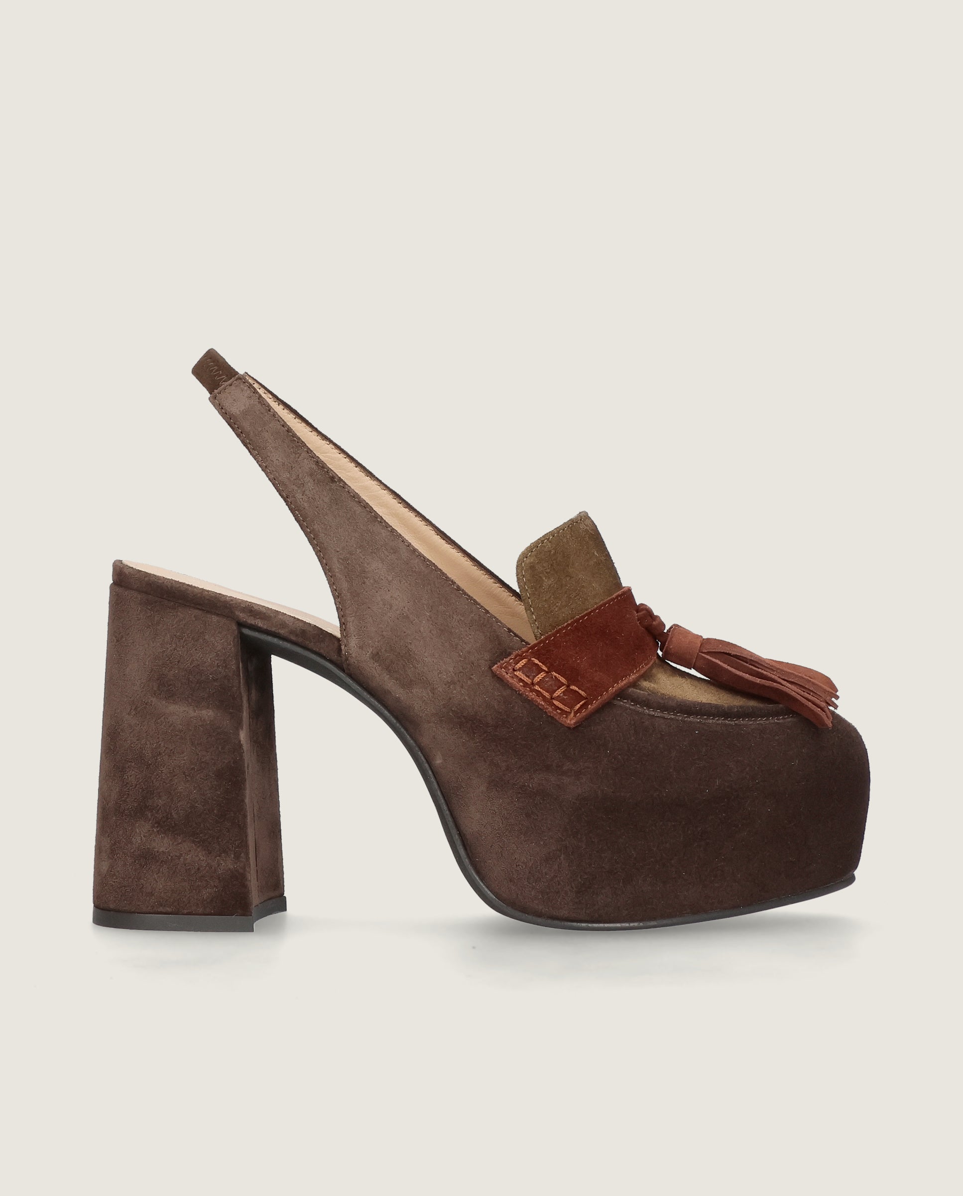 Loafers Anna Marrones Ante