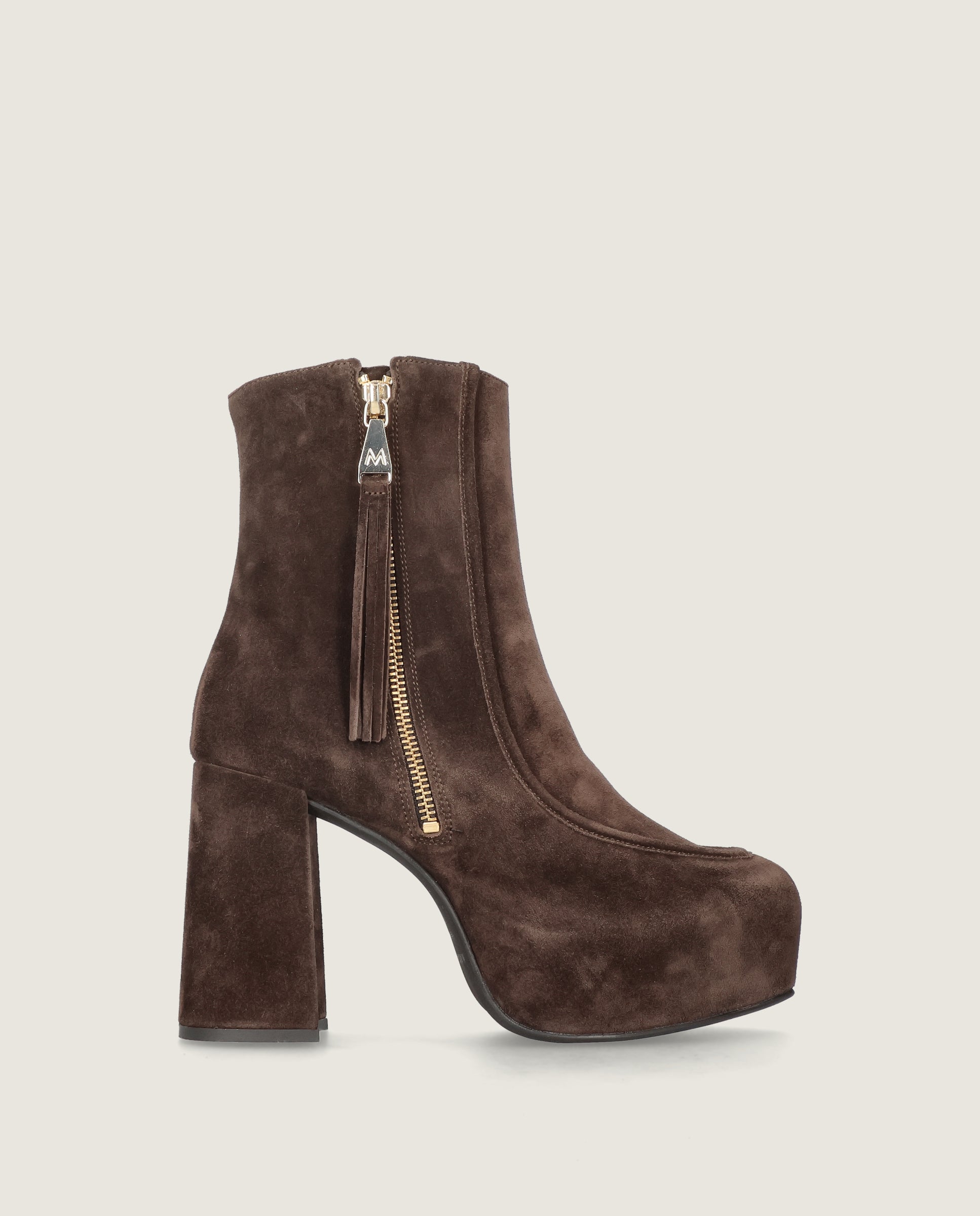 Botines Anna Marrones Ante