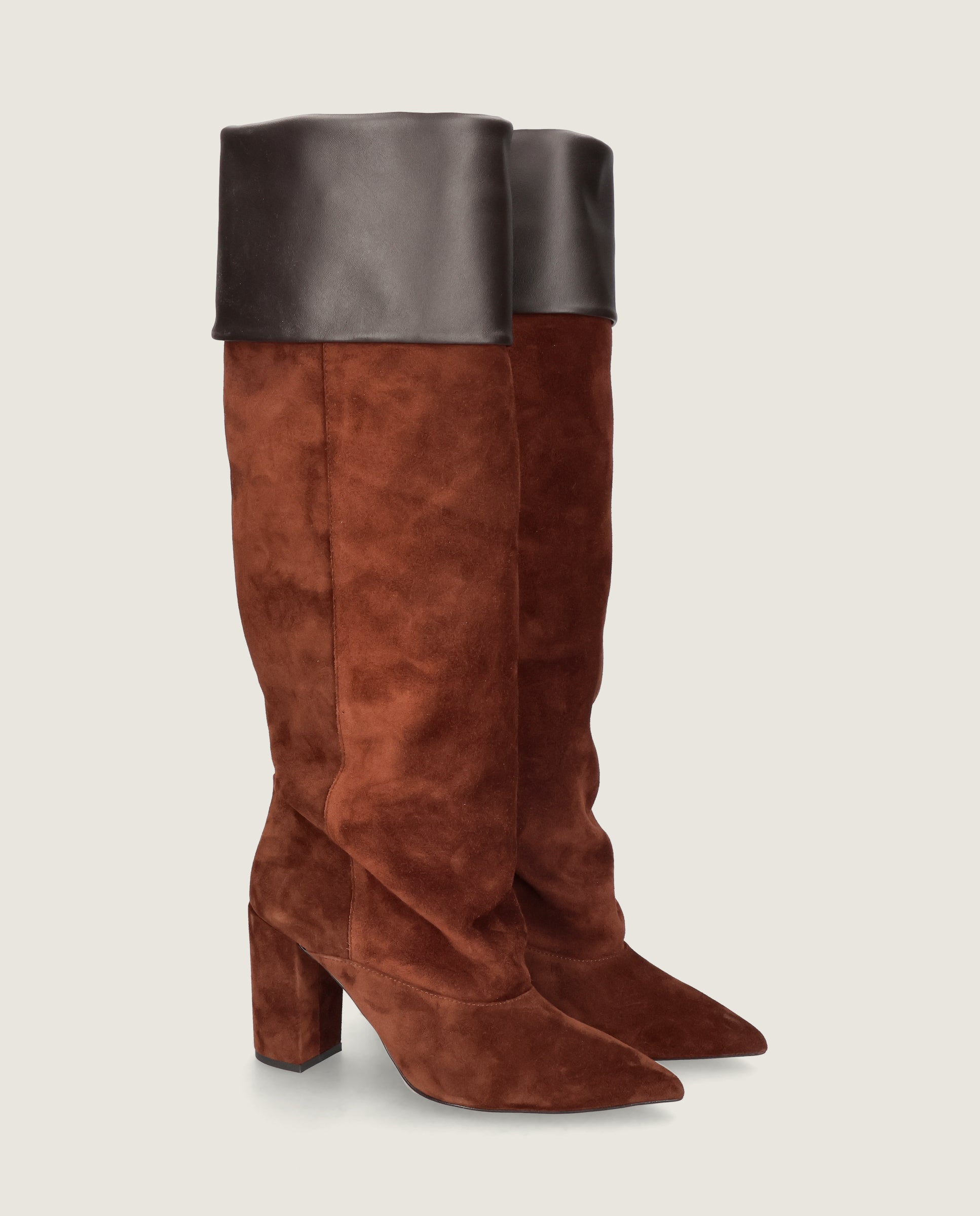 Botas Alya Marrones Ante