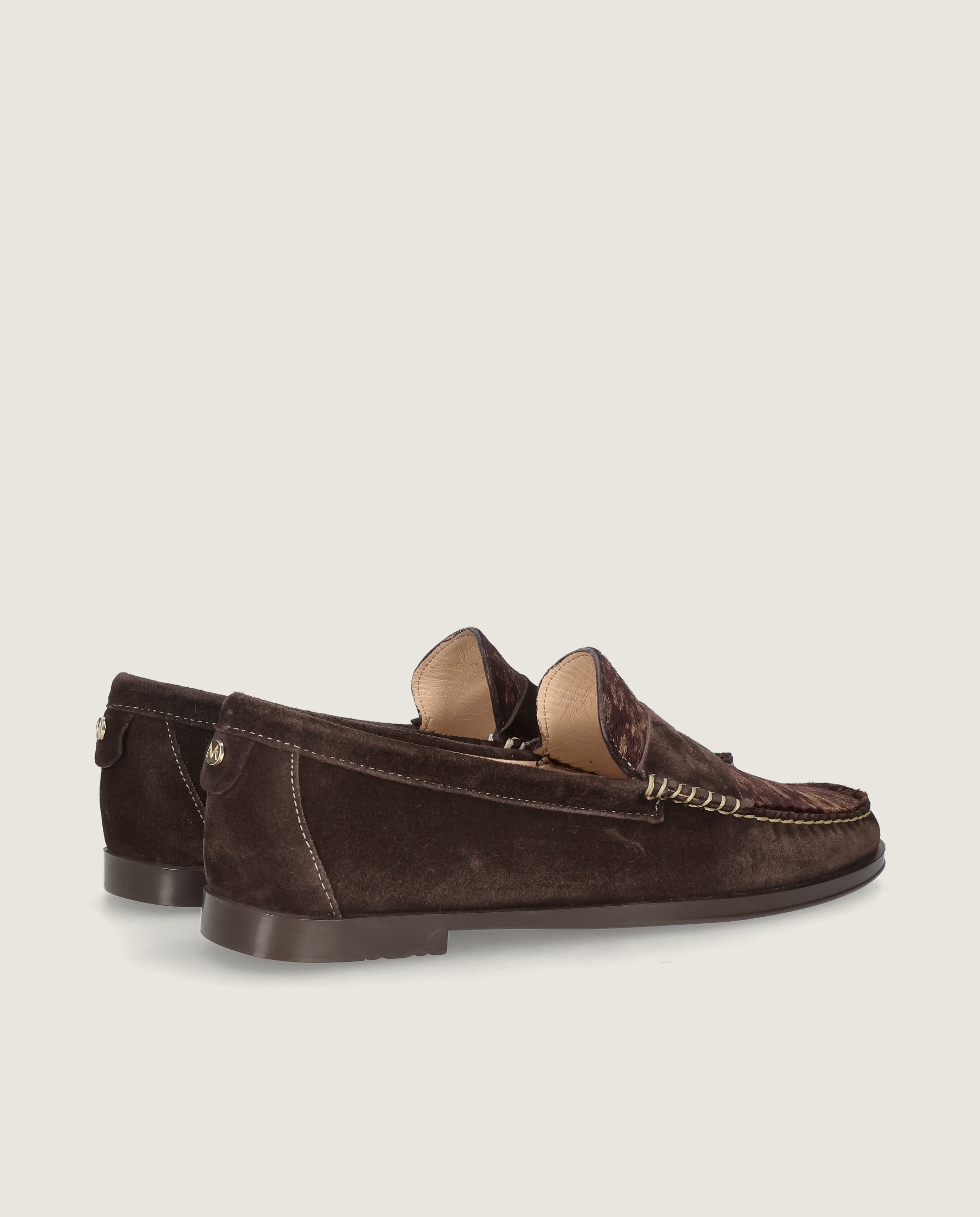 Mocasines Josephine Marrones Ante