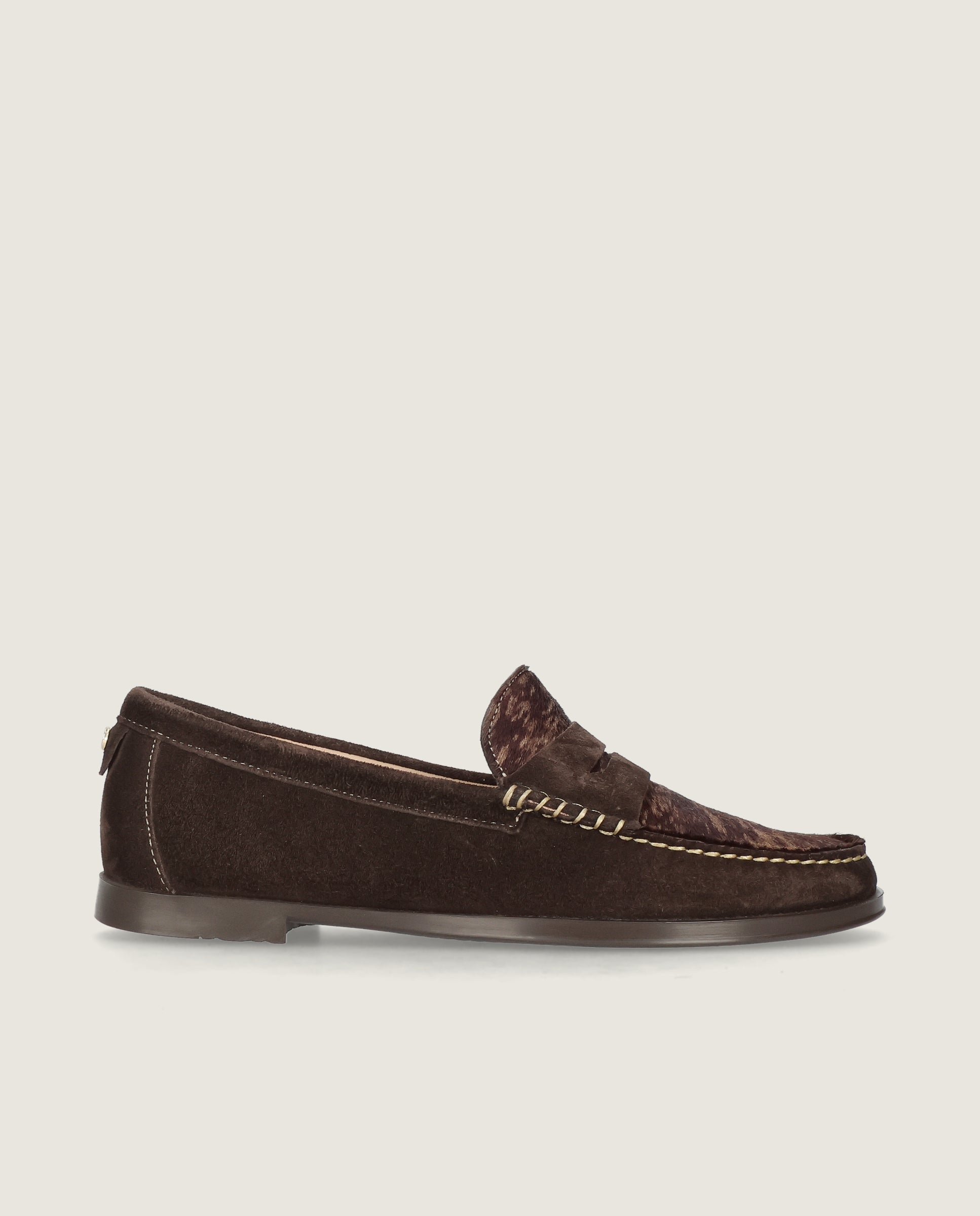 Mocasines Josephine Marrones Ante