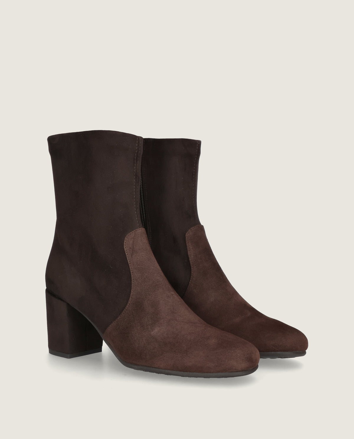Botines Bologna Marrones Tejidos
