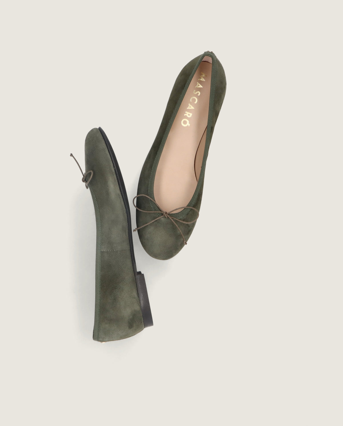 Bailarinas Audrey Verdes Piel