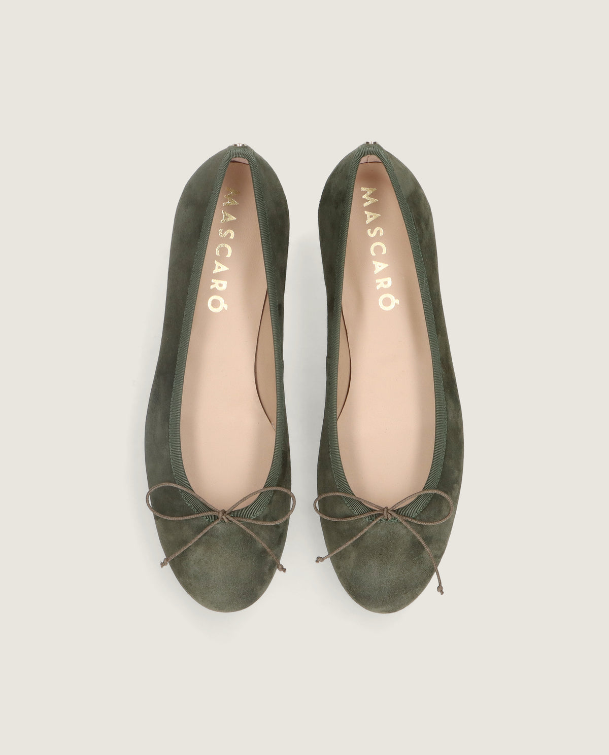 Bailarinas Audrey Verdes Piel