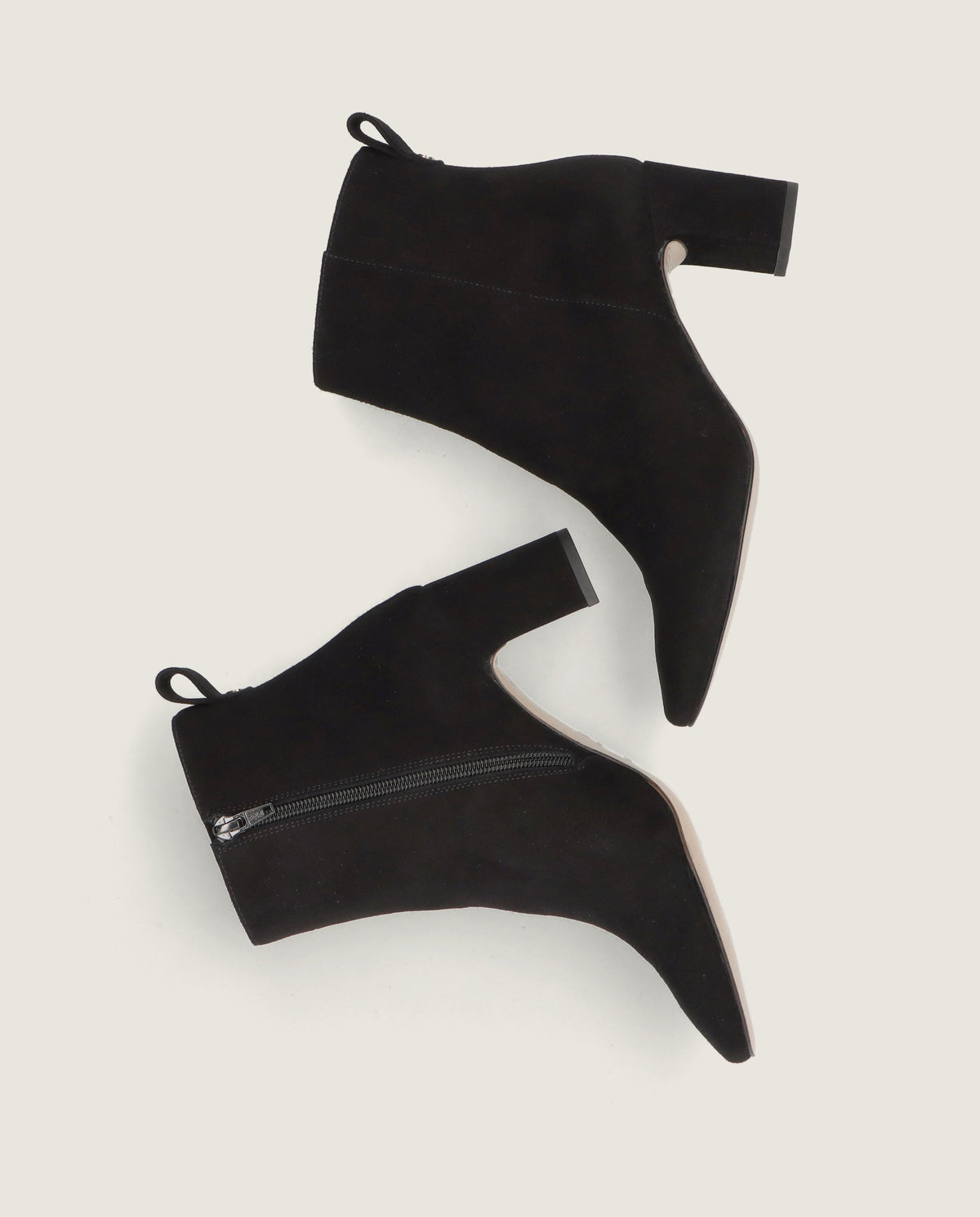 Botines Jolie Negros Ante