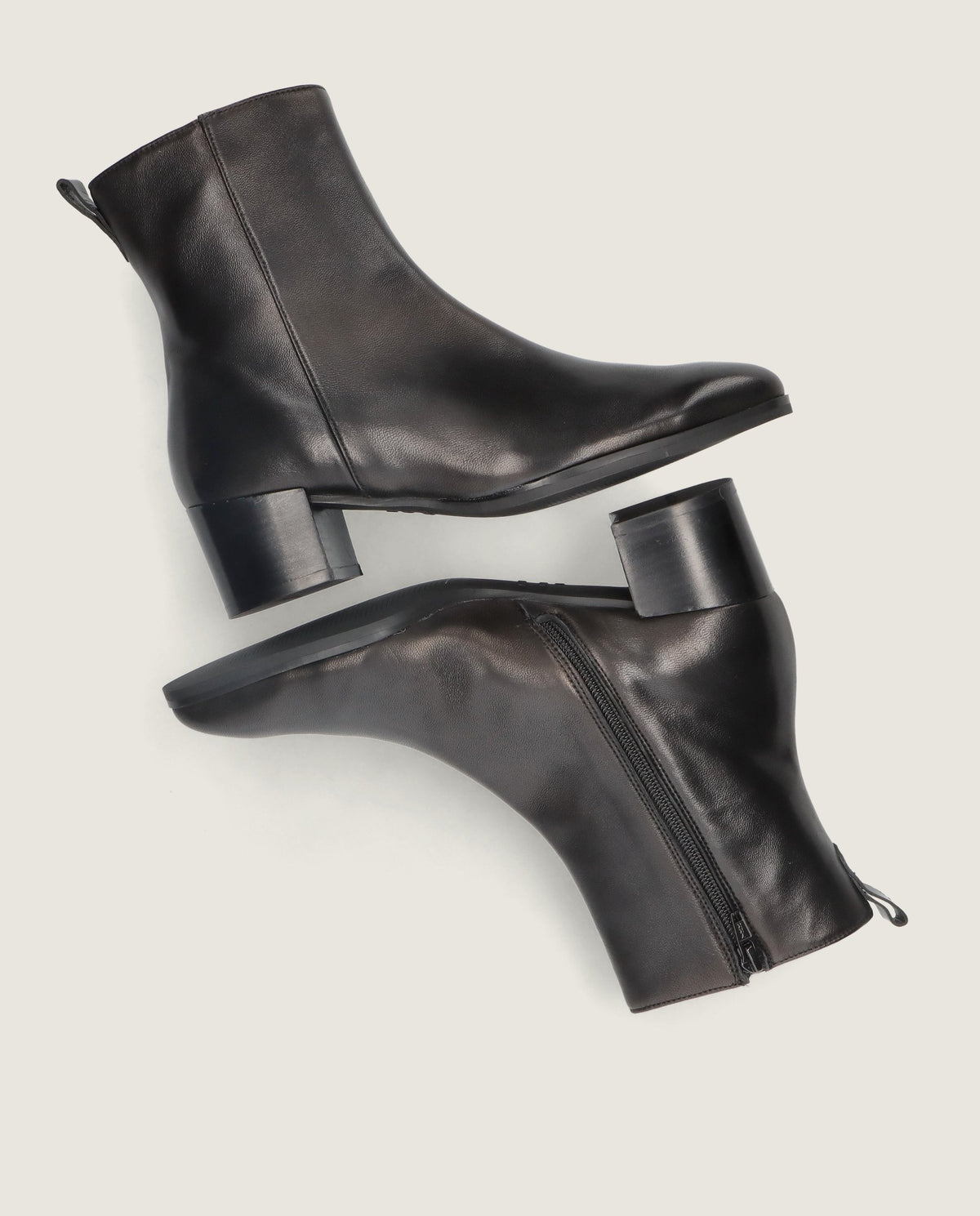 Botines Sharon Negros Piel