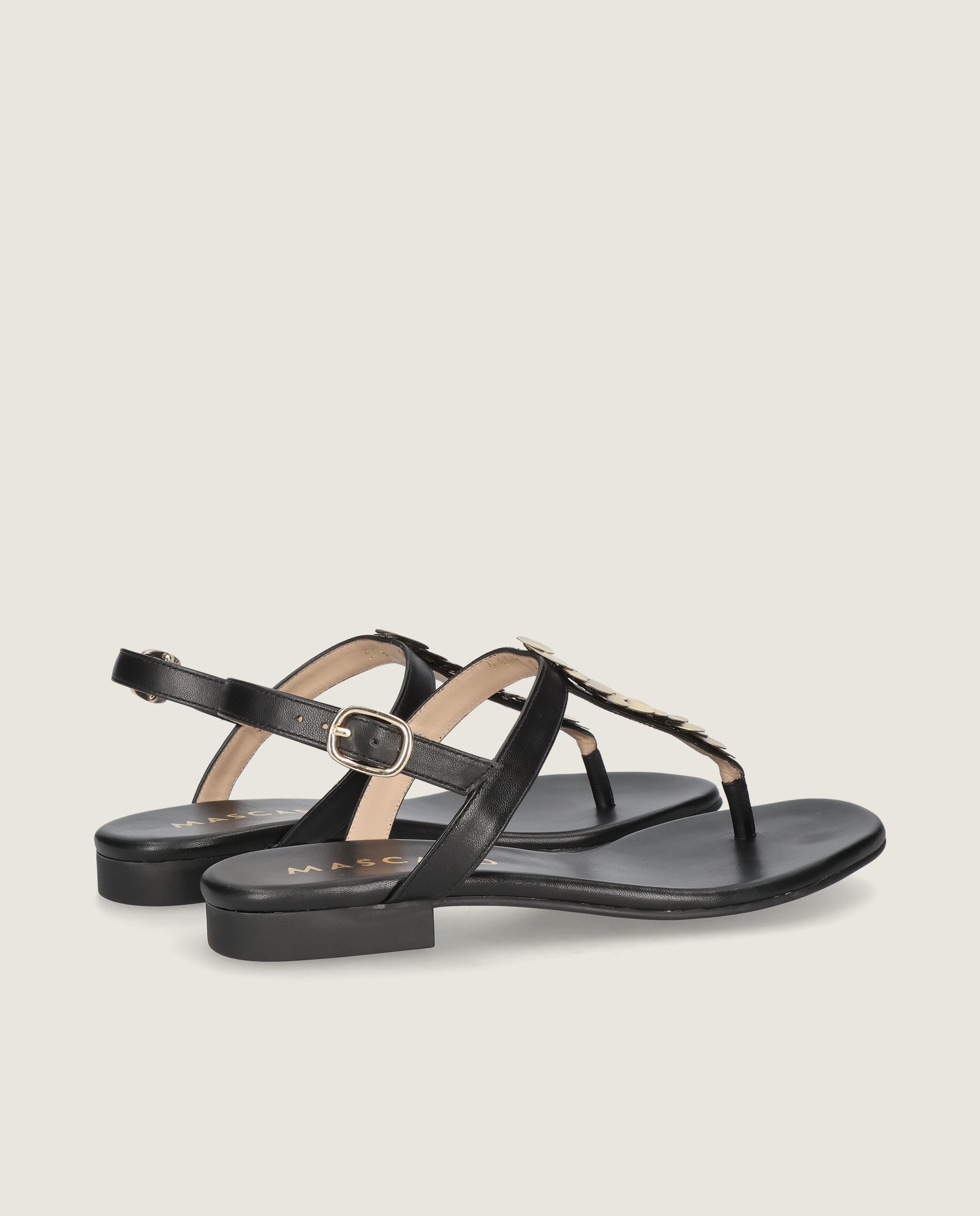 Sandalias Lygia Negros Piel