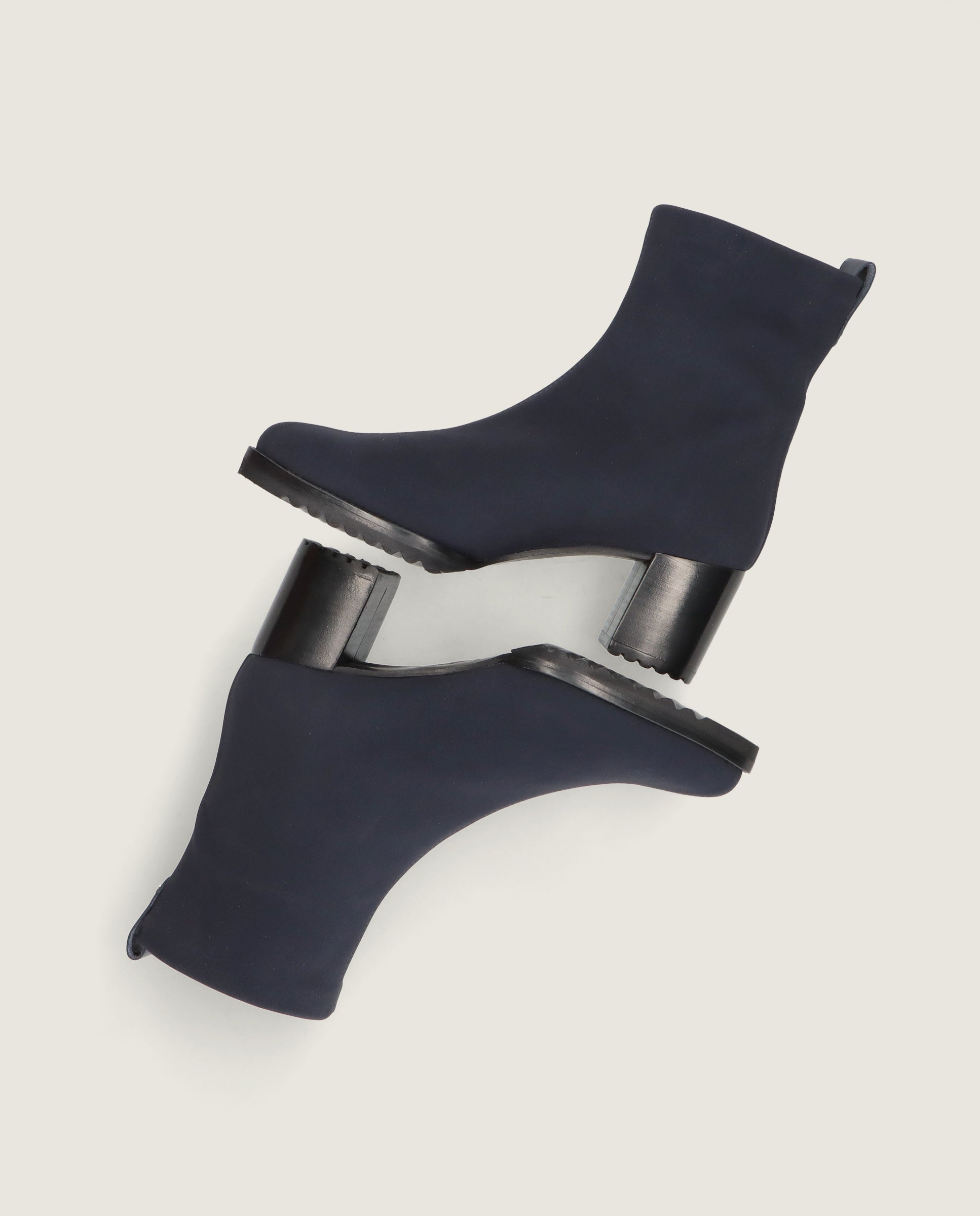 Bottines Cindy bleues tissées