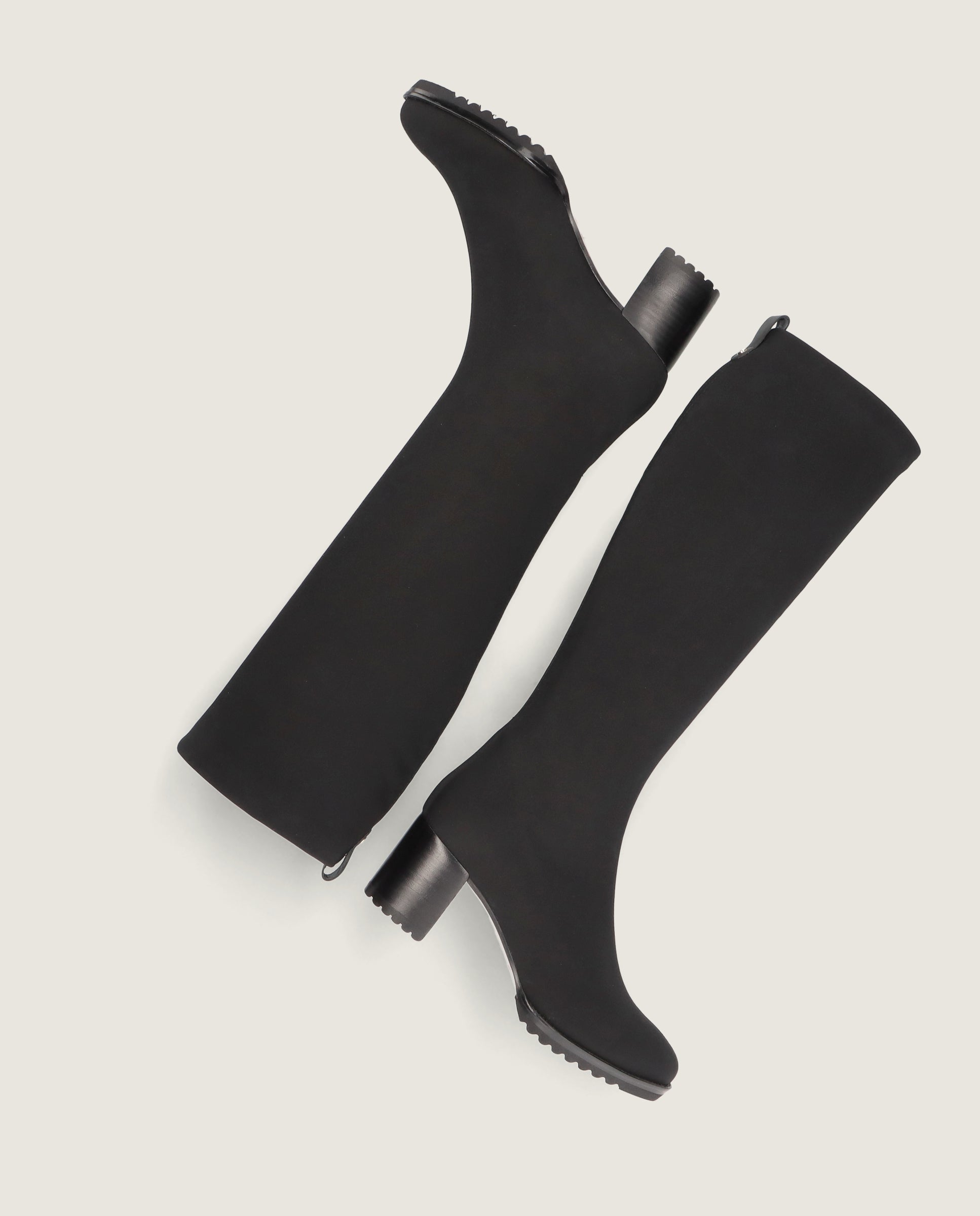 Botas Cindy Negros Tejidos