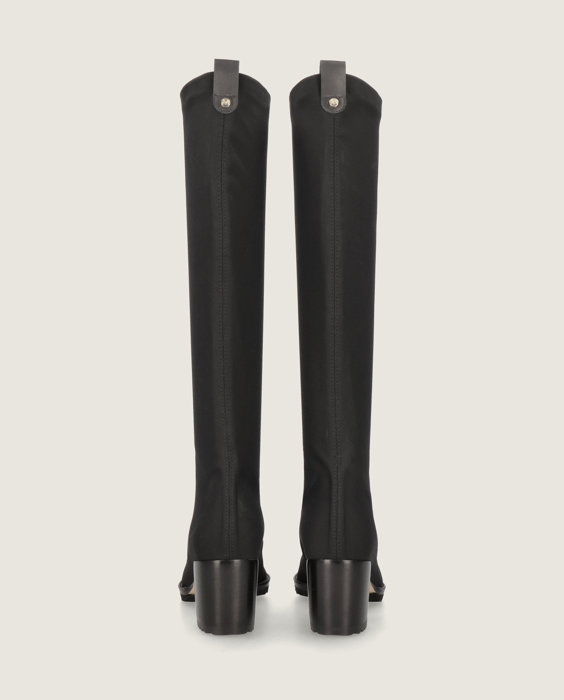 Botas Cindy Negros Tejidos
