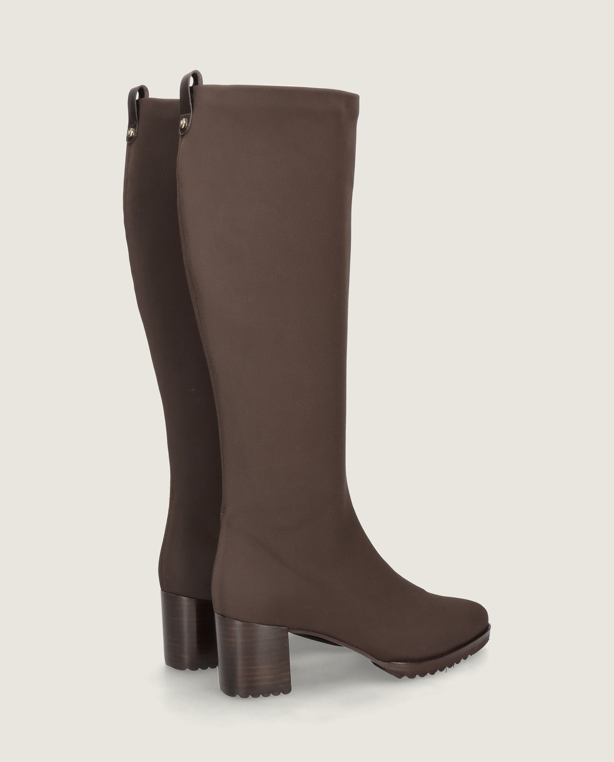 Botas Cindy Marrones Tejidos