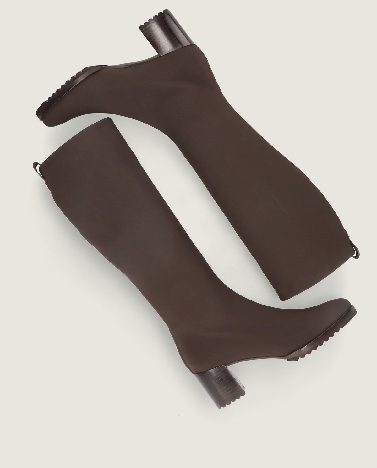 Botas Cindy Marrones Tejidos