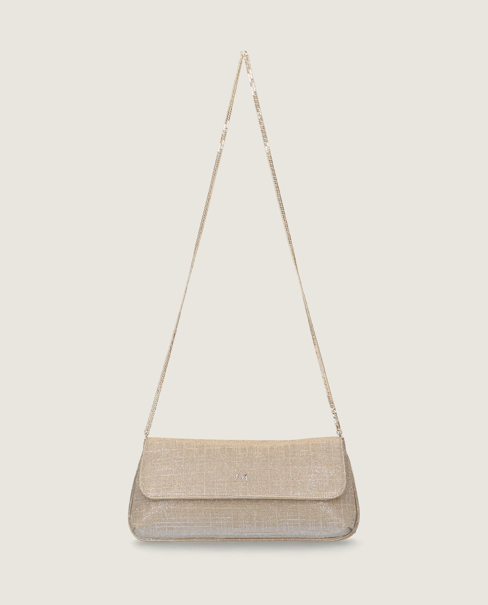Gewebte Silberne Taschen mit Metallic-Effekt