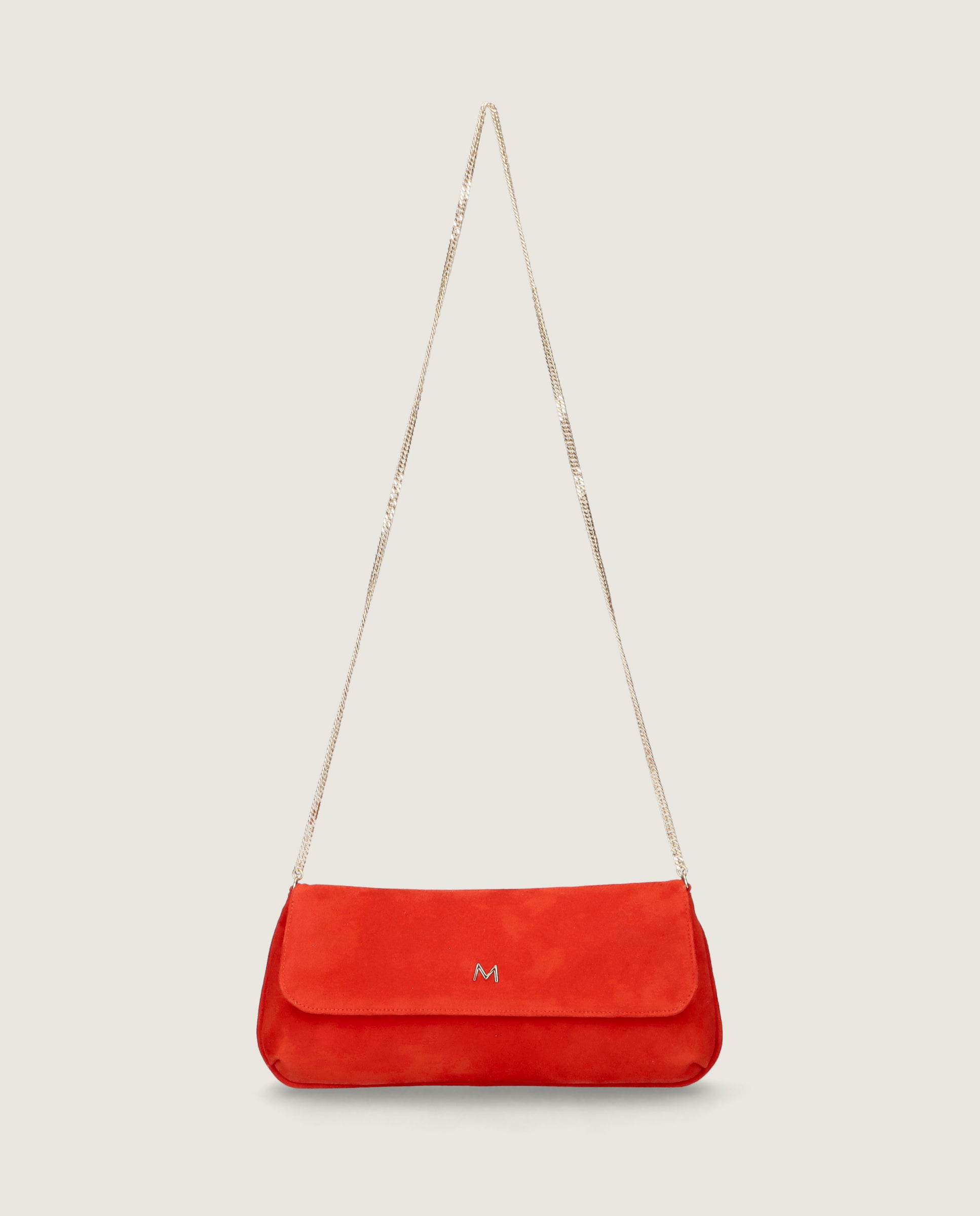 Bolsos Bags Rojos Ante