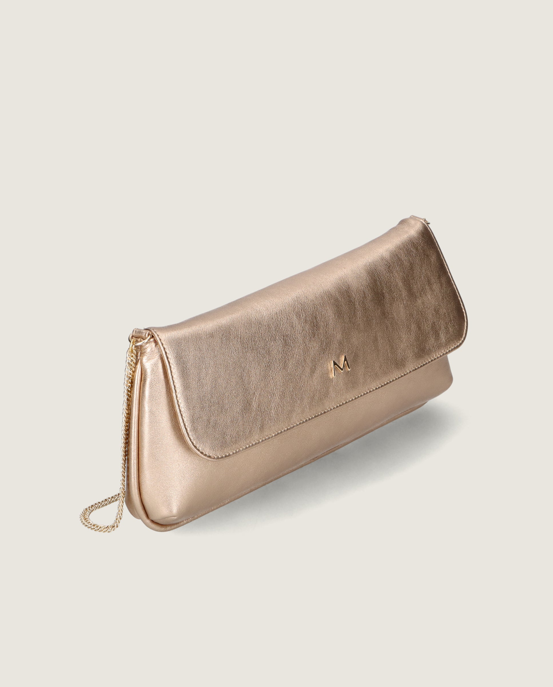 Bolsos Bags Dorados Pieles Metalizadas