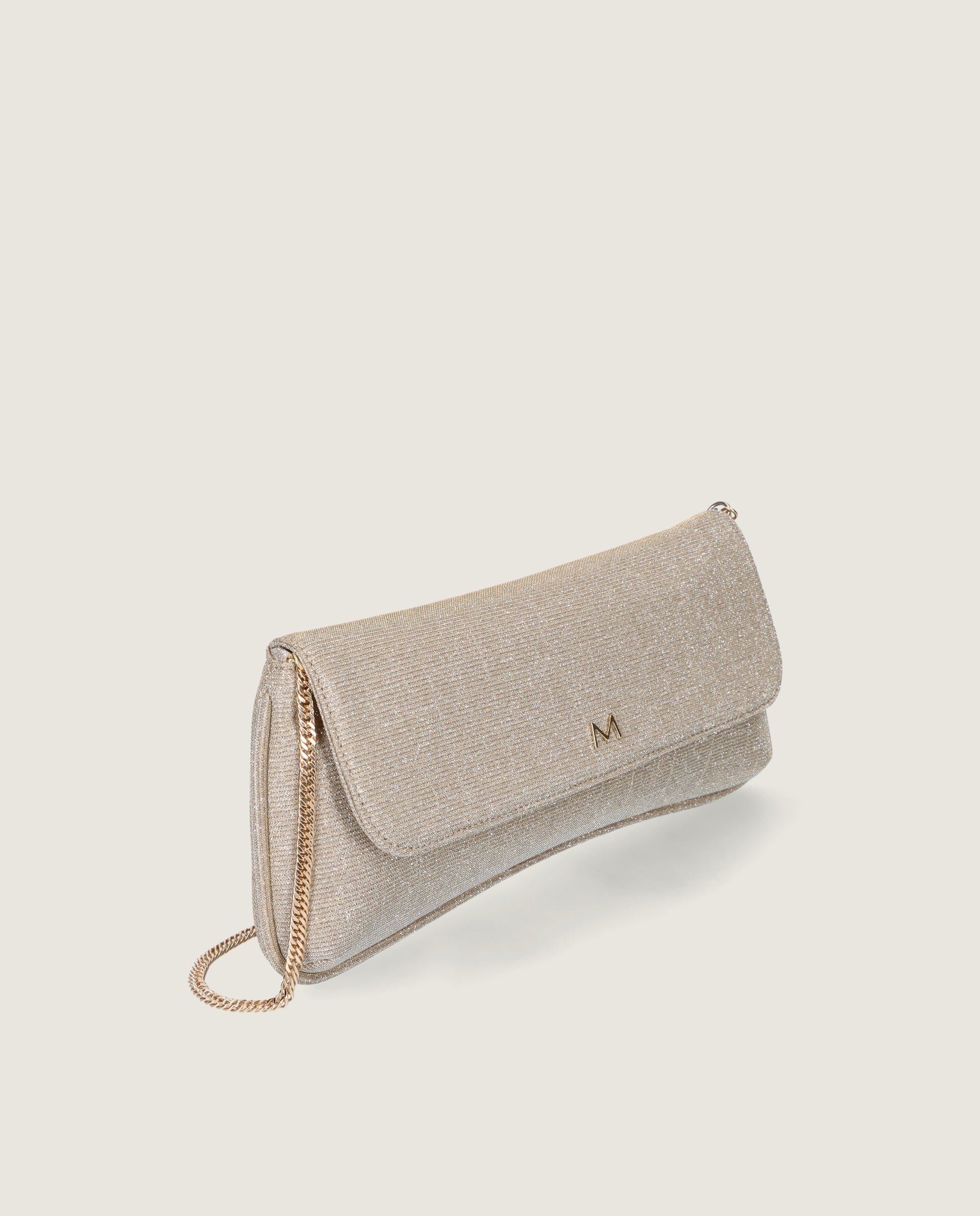 Bolsos Bags Plateados Tejidos