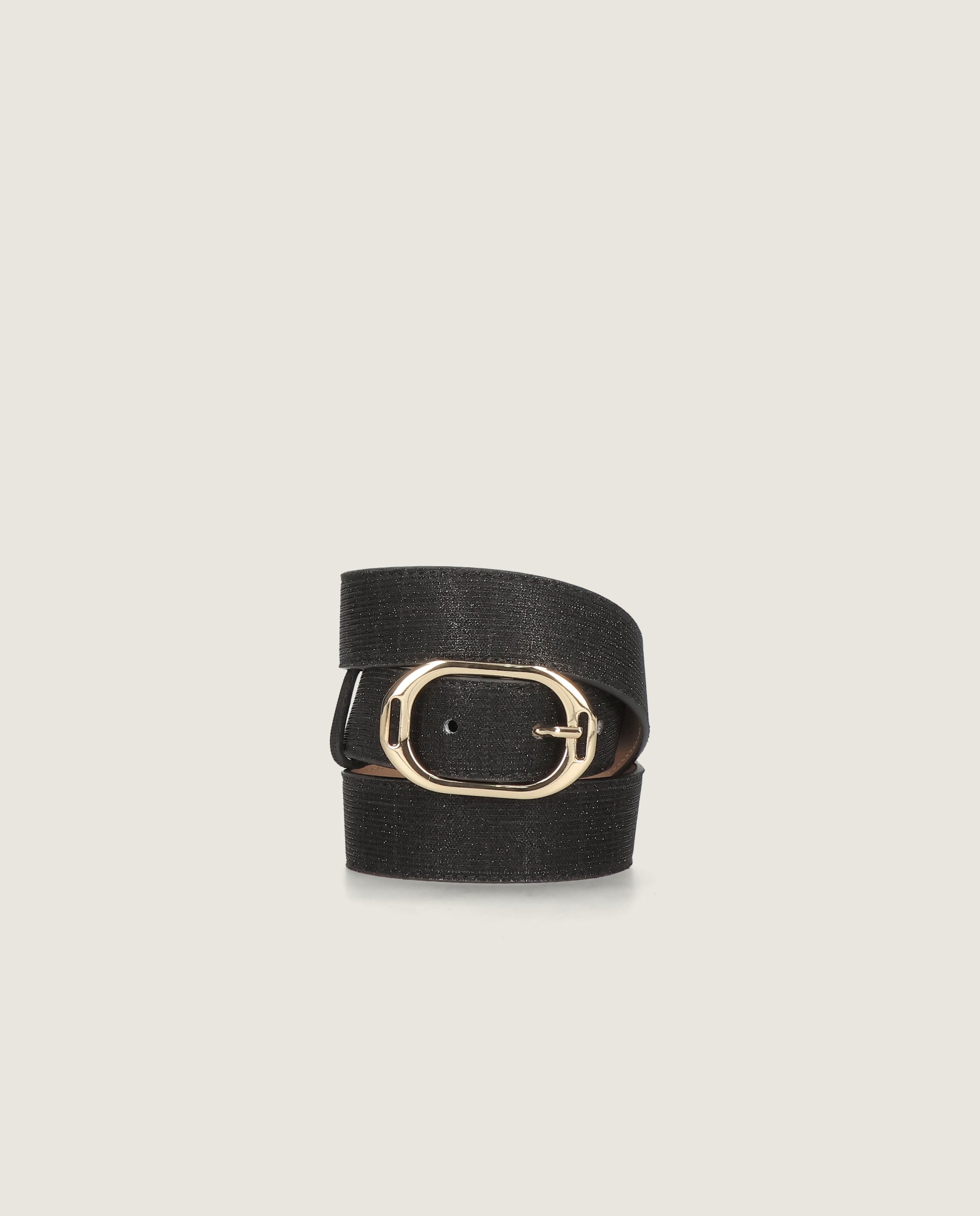 Alternative Ansicht von Cinturones Belt Negros Tejidos metalizados von Mascaro