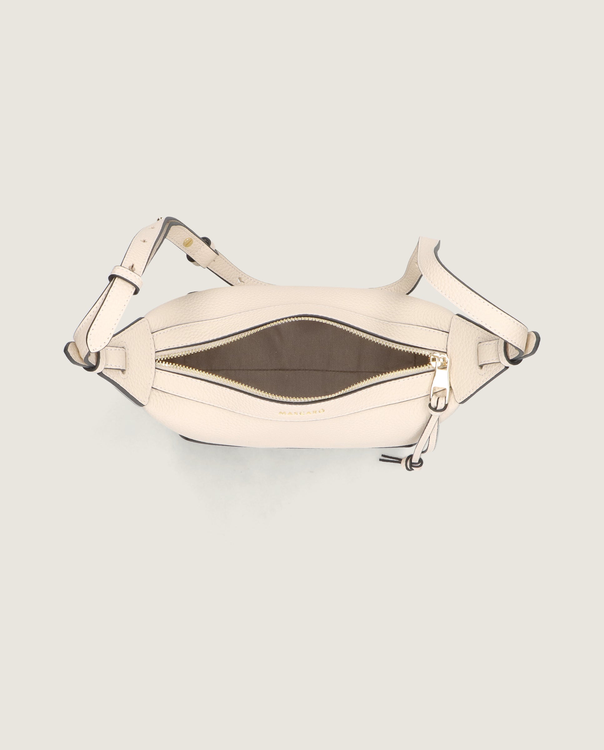 Arena crossbody bag in white leather